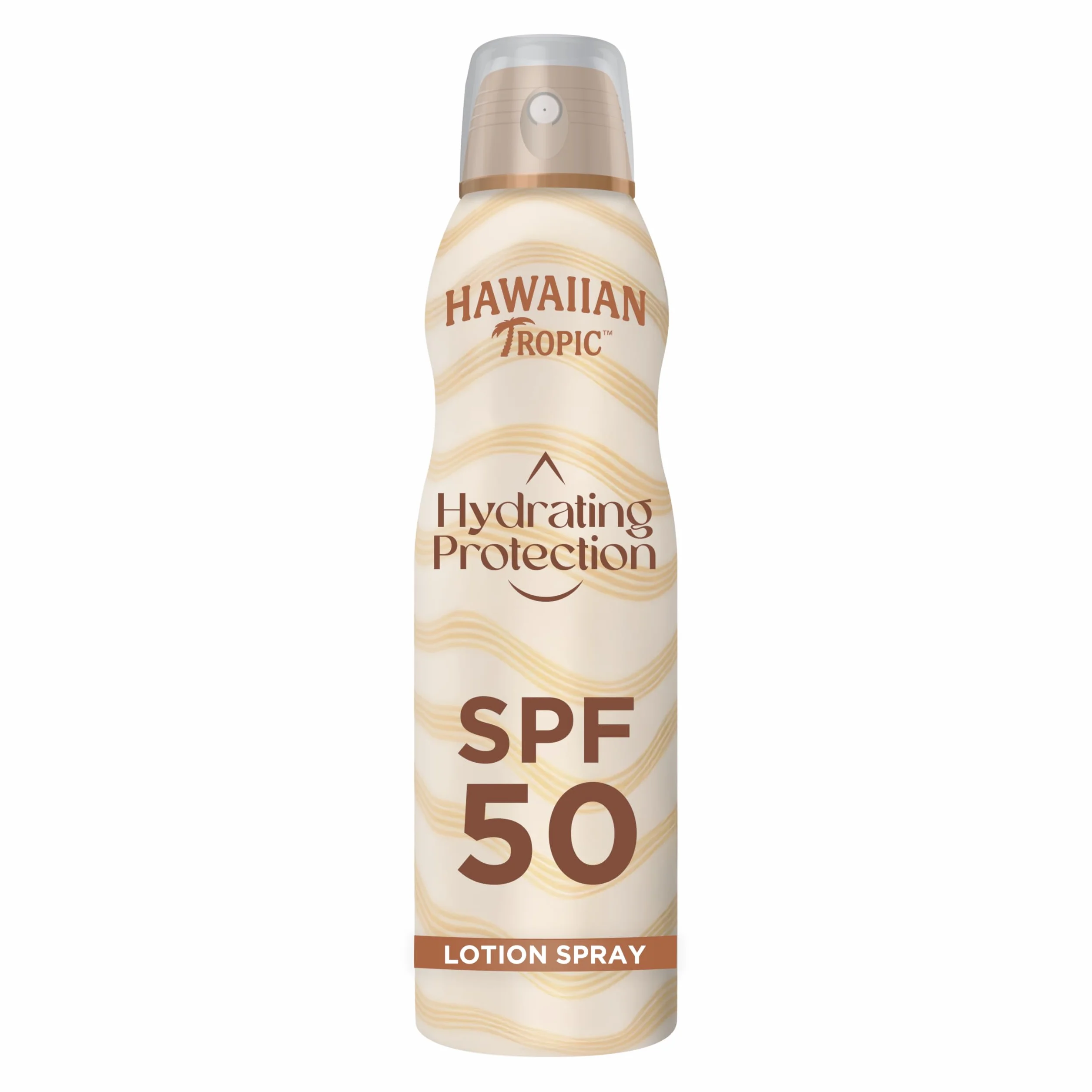 Hawaiian Tropic Silk Hydration, Lozione solare continua ultraleggera, Spray, SPF 50, 220 ml