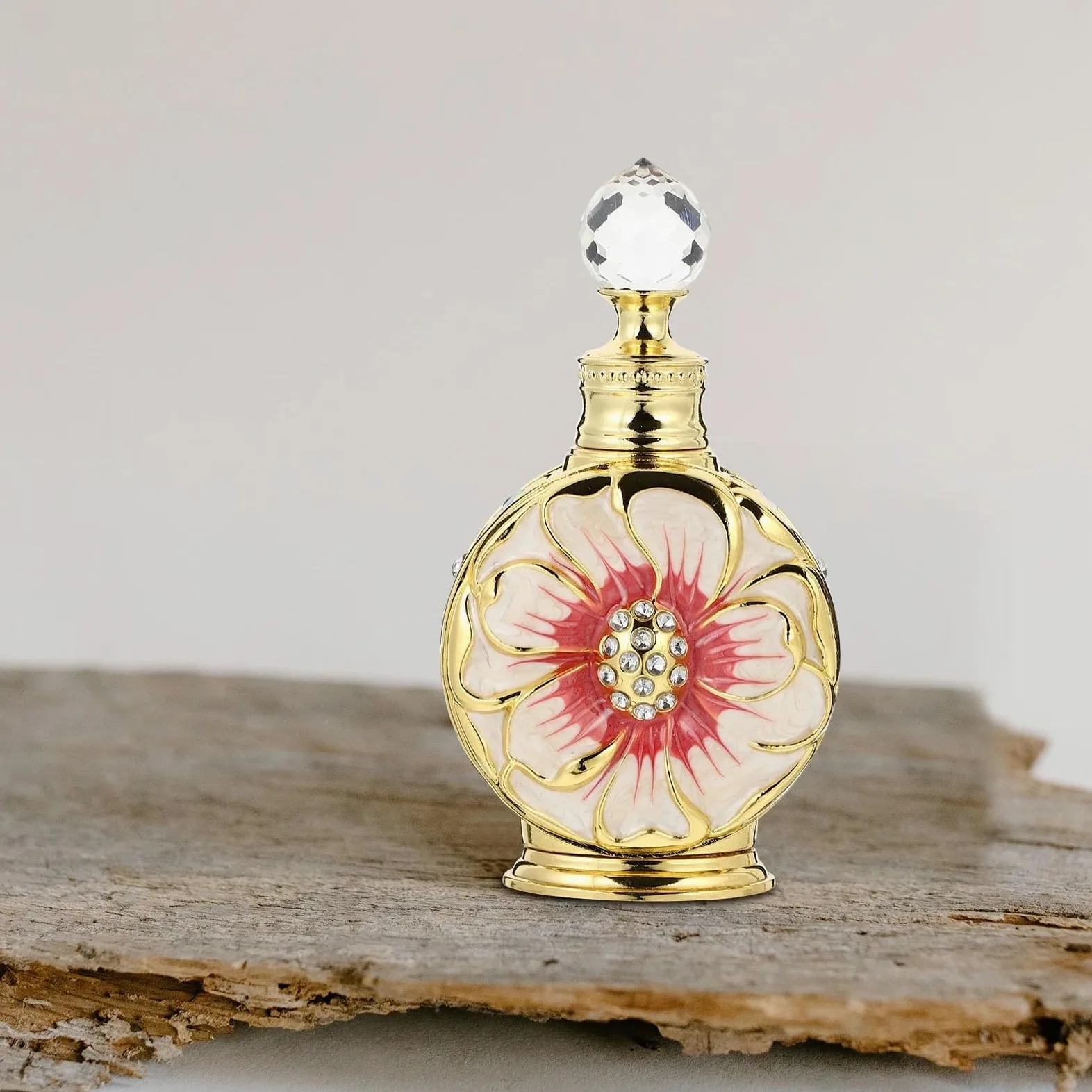 Bottiglia Di Profumo In Vetro Vintage Bottiglia di profumo da 12 ml Flaconi vuoti in vetro for conservazione di olio essenziale Contenitore vintage da viaggio Bottiglia di profumo in vetro vintage da
