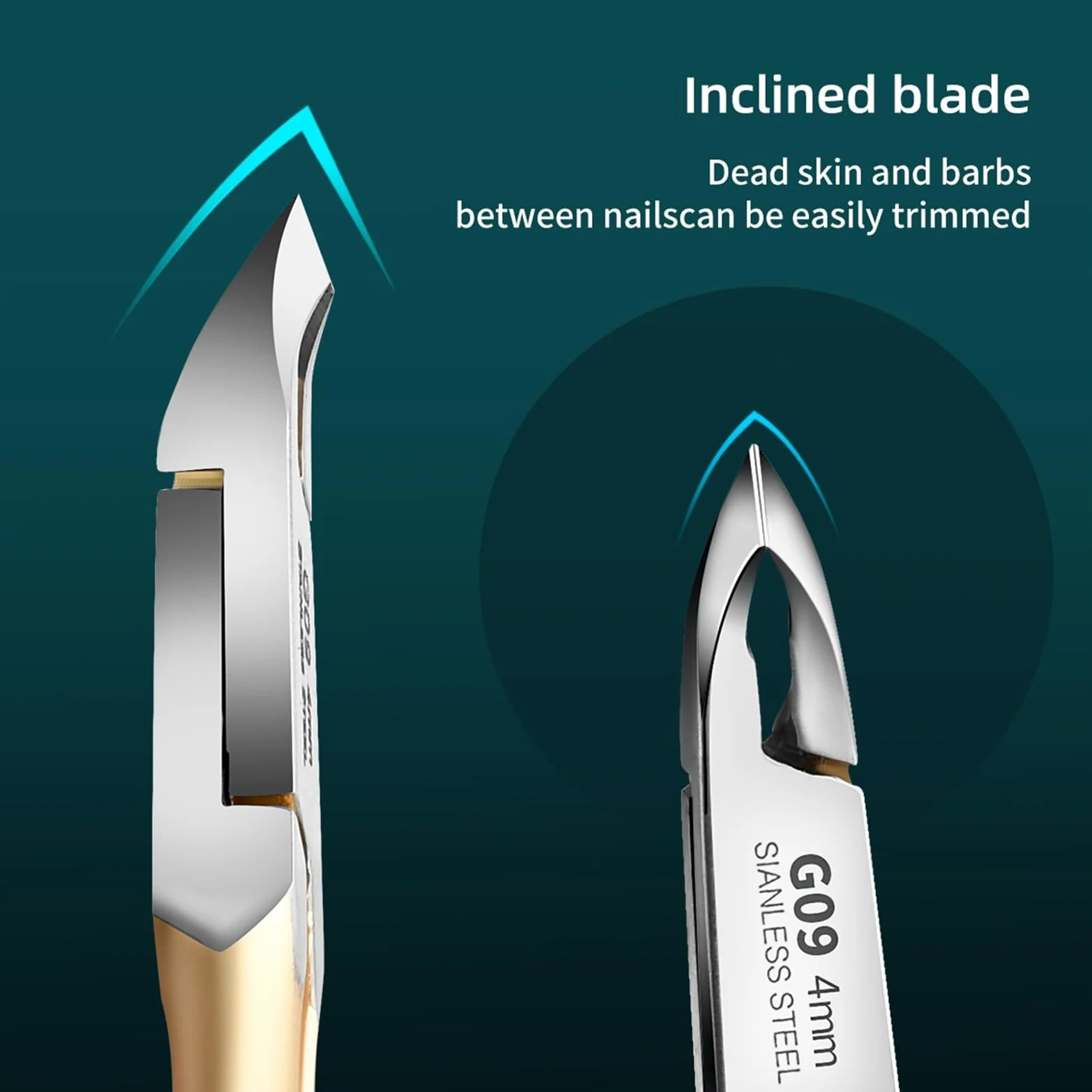 Tronchesino Cuticole Forbici for pelle morta for salone di bellezza Pinze speciali for clipper in acciaio inossidabile per Adulti