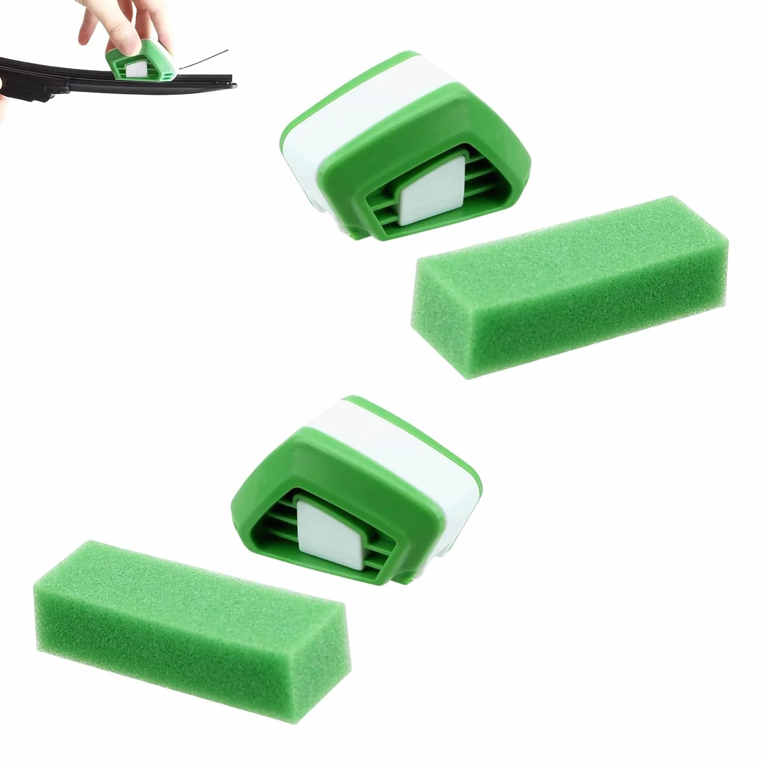 Strumenti di Riparazione per Tergicristalli 2 Pezzi con Spugna, Taglierina per Auto