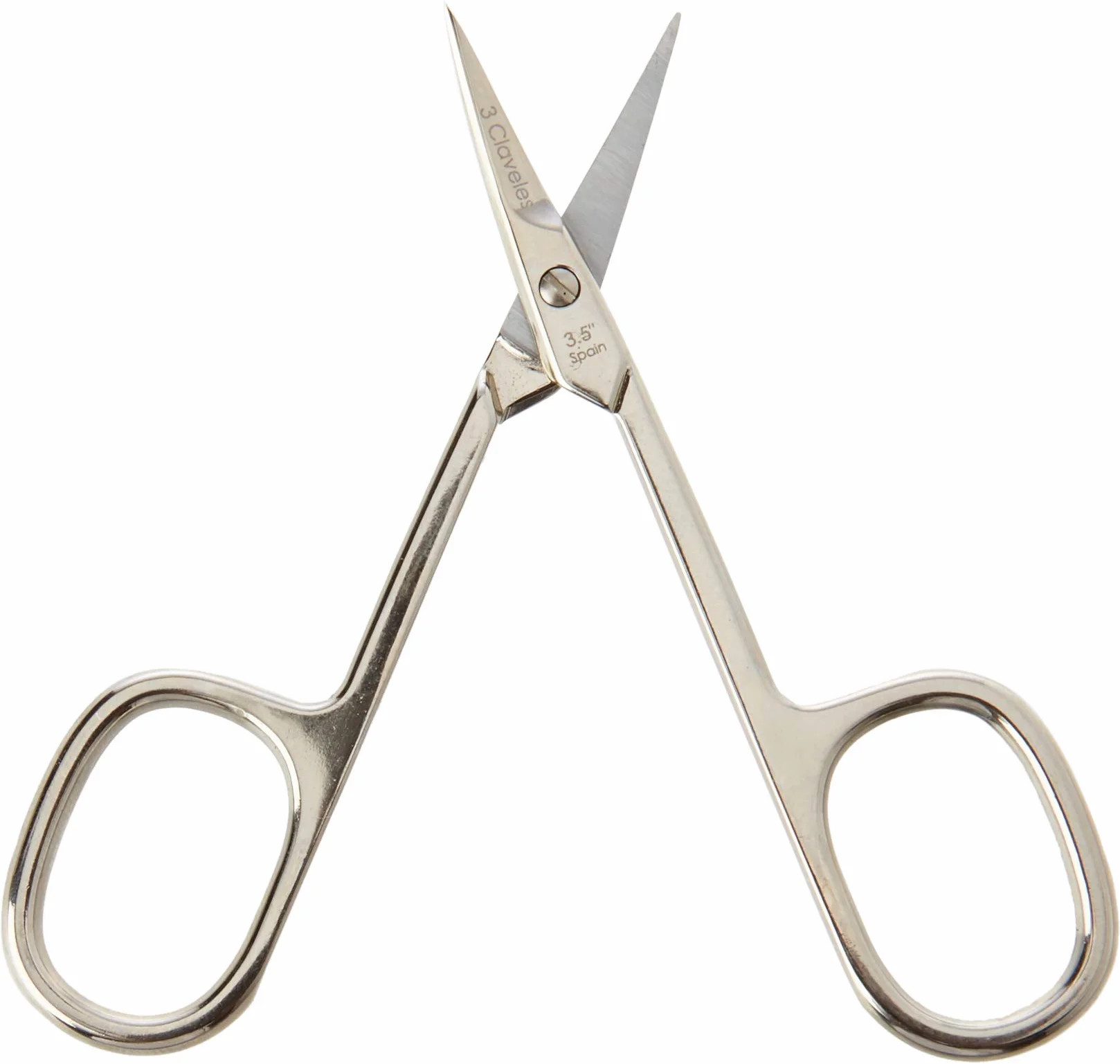 Forbici per manicure curve 3.5" 3 Claveles 12061
