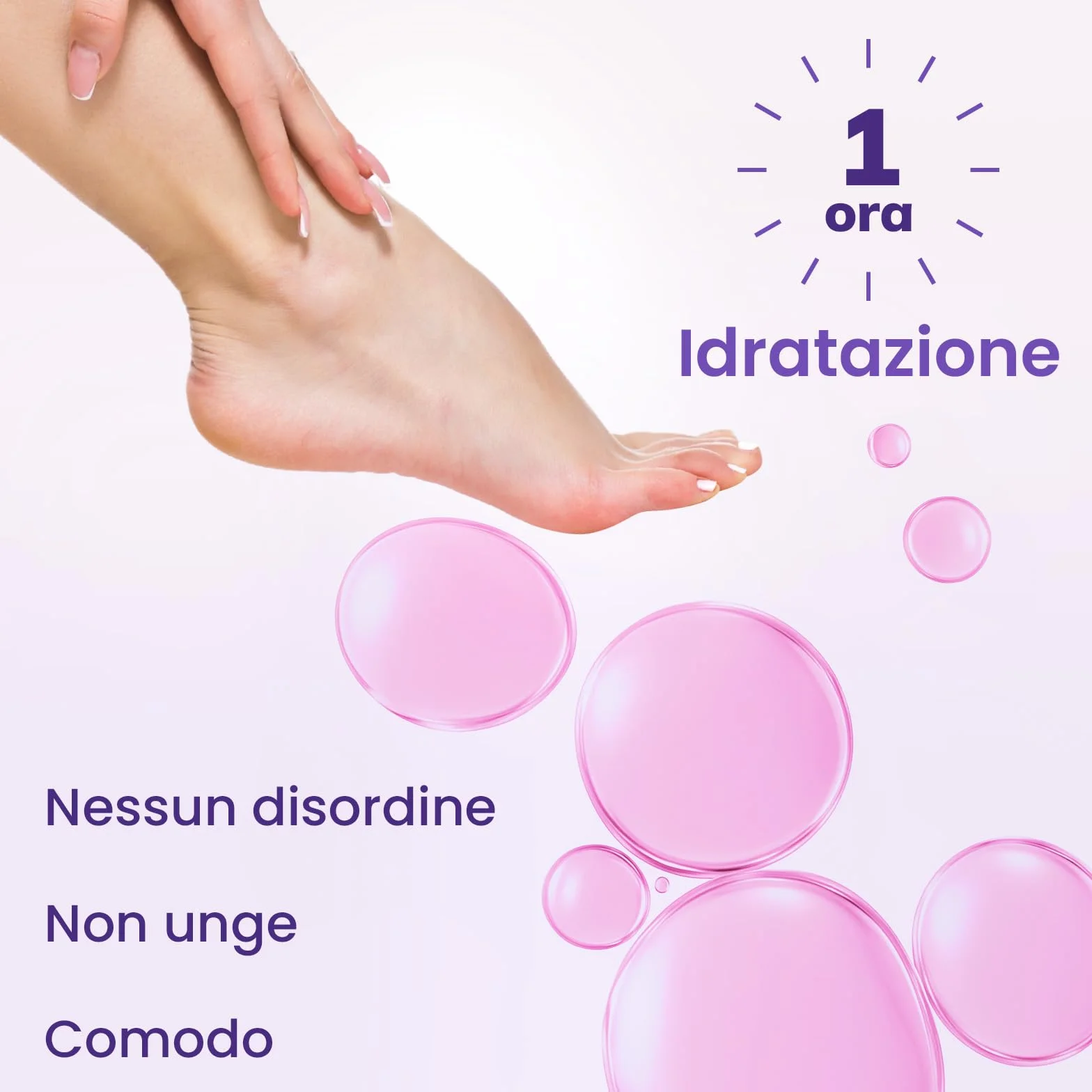 Maschera Piedi Esfoliante (6 Paia), Trattamento per Talloni Screpolati con Lavanda e Burro di Karité, Peeling Piedi Idratante per Uomo e Donna, Calzini Esfolianti Taglia Unica