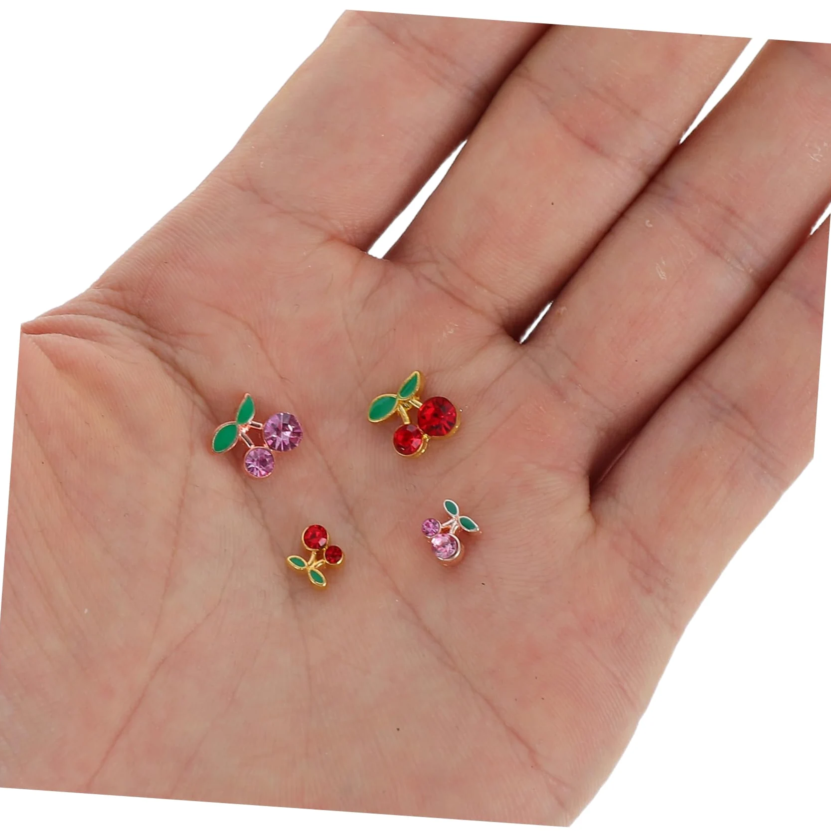 5 Set Charm Per Unghie Decorazioni Con Design Per Nail Art Per Unghie Naturali E Facili Applicare E Condividere Con Amiche 32 Pezzi*5