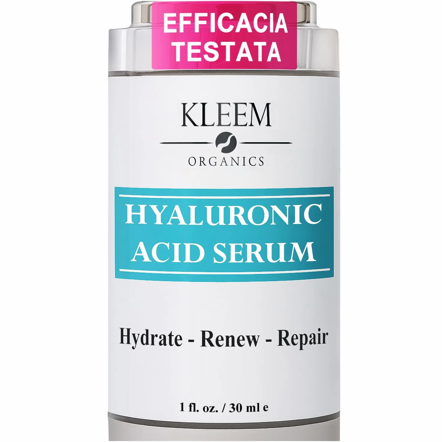 Kleem Siero Acido Ialuronico Viso 1.8% Antirughe Idratazione 24H Bio Vegano