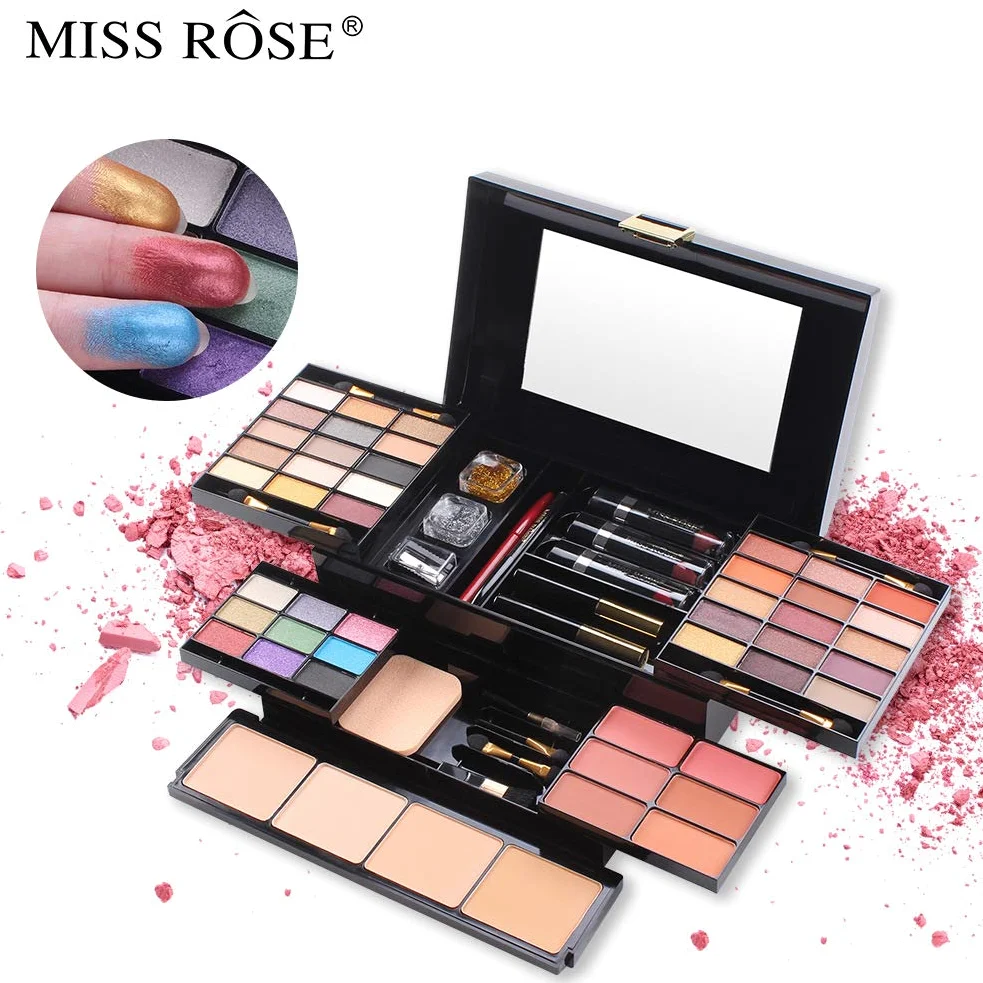 Make up set regalo, Kit trucchi make up completo, Valigetta trucchi, Set trucchi donna per ragazze adolescenti dai 13 ai 15 anni, Cosmetics Tavolozza Trucco(39 pezzi)