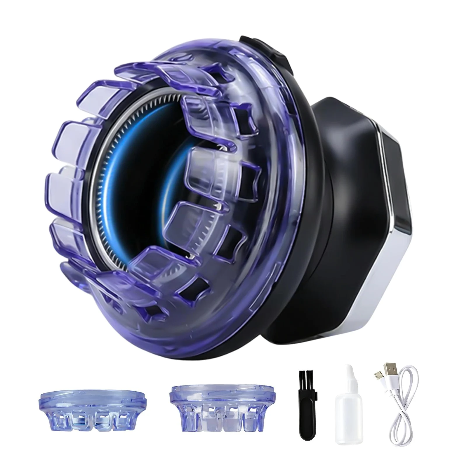 Rasoio Per Capelli Da Uomo Kit Tagliacapelli Automatico Con Display LED | Kit Cura Capelli Corti Con Trimmer Per Uomo Ragazzi Fidanzato Padre Marito Casa Salone Esterno Viaggio