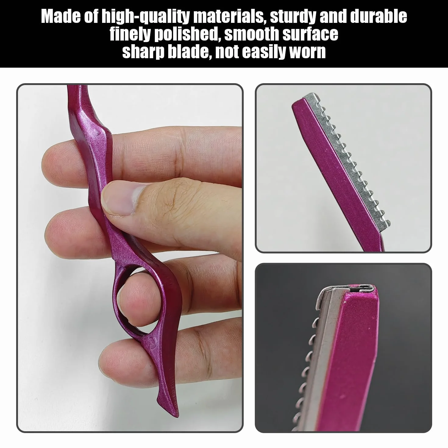 Coltello Per Capelli Da 2 Pezzi, Salone Per Capelli Resistente, Utensili Da Taglio Dei Capelli, Forniture Di Barbiere, Strumenti Per Salone Per Capelli.