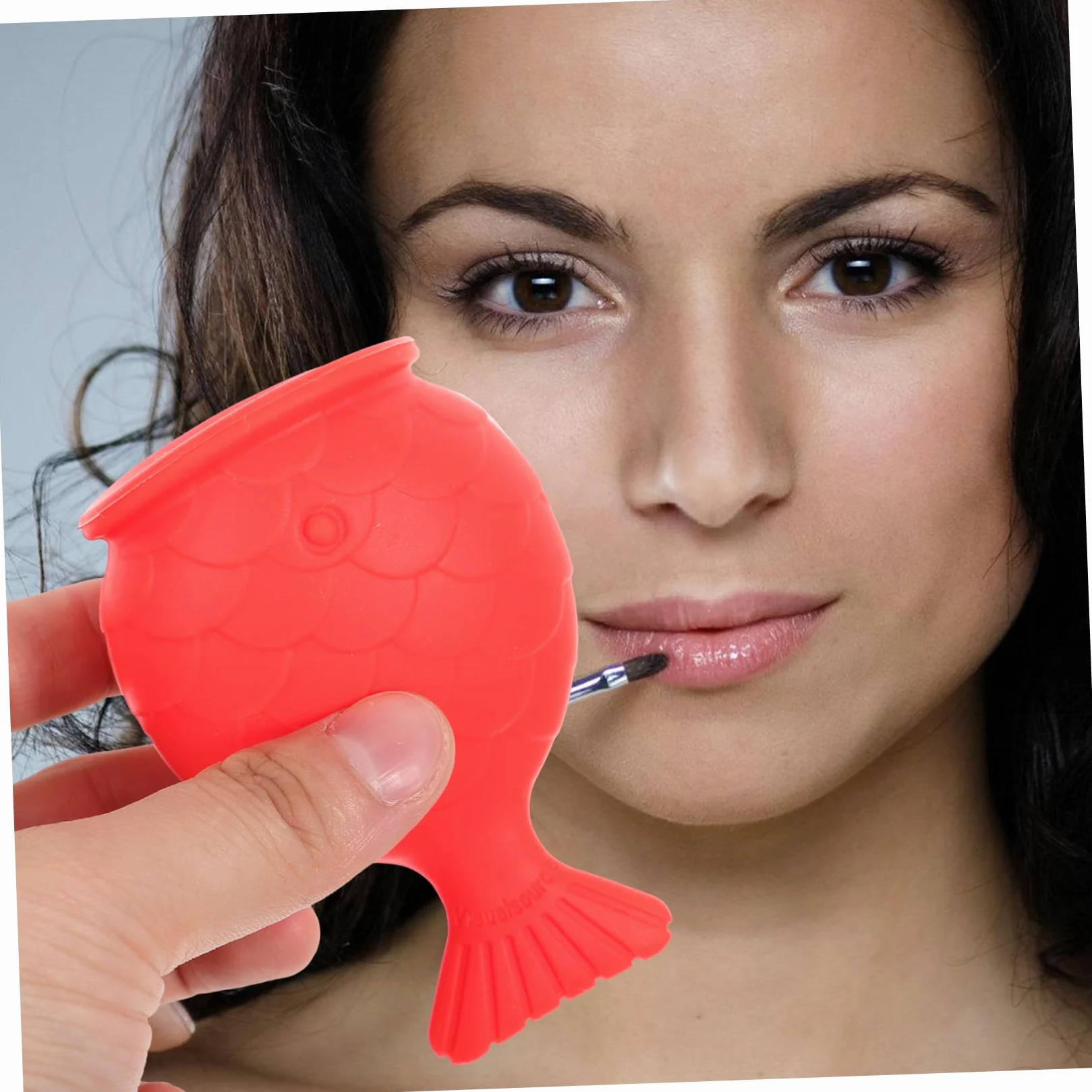 FRCOLOR Dispositivo Volumizzante Per Labbra in Silicone 4 Pezzi Idratante Lucidalabbra A Forma Di Pesce Facile Da Usare Strumento Di Bellezza Per Donne