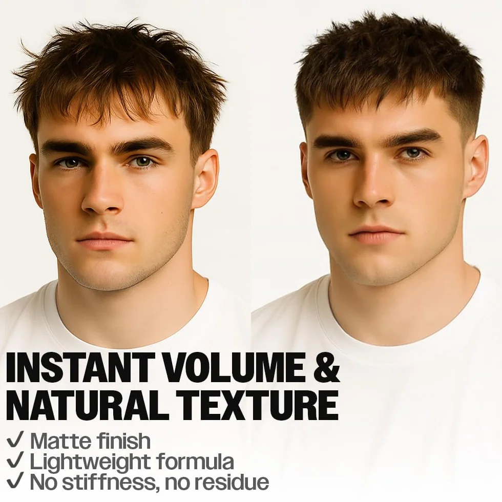Slick Gorilla Polvere per Capelli Uomo 20 ml Volumizzante Finish Opaco Tenuta 24 Ore