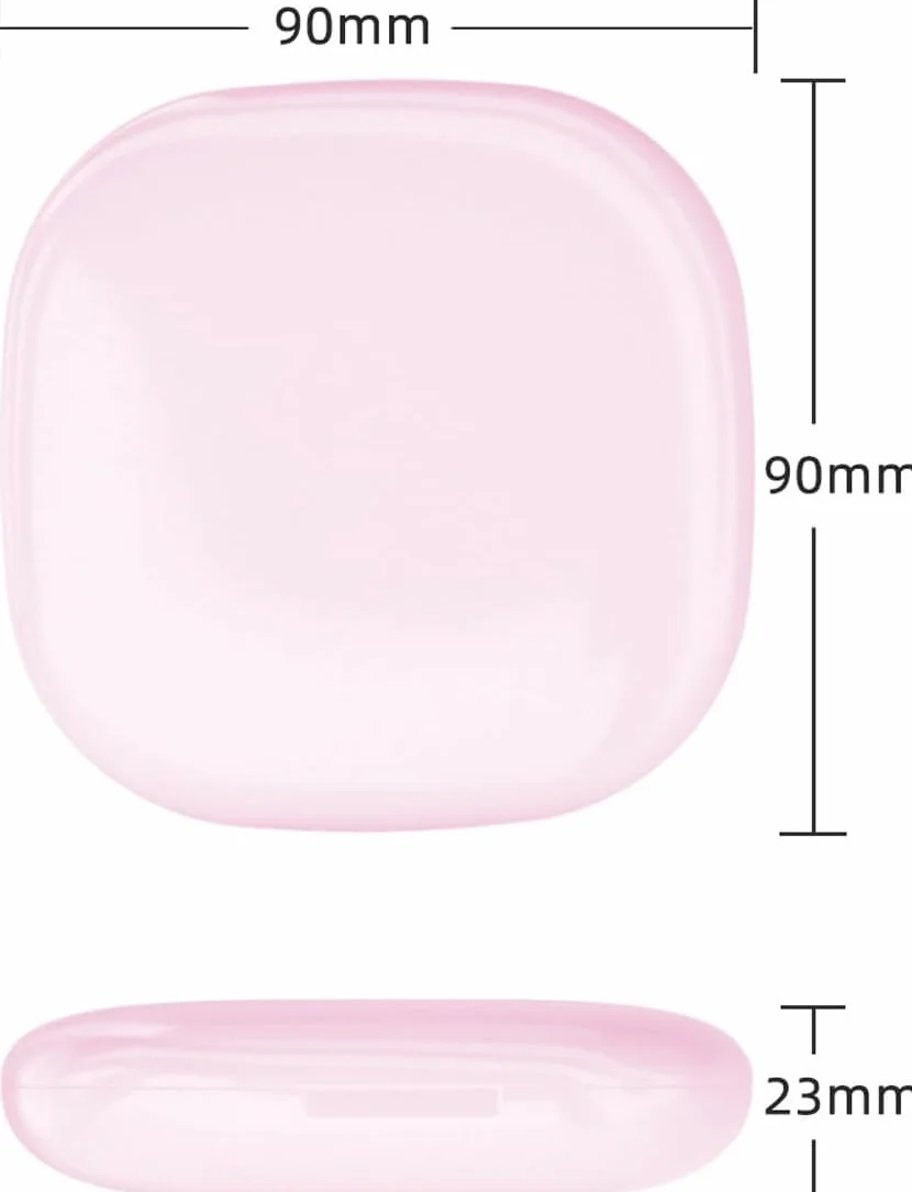 Specchio Trucco 10X con Luce LED Ricaricabile USB-C Rosa