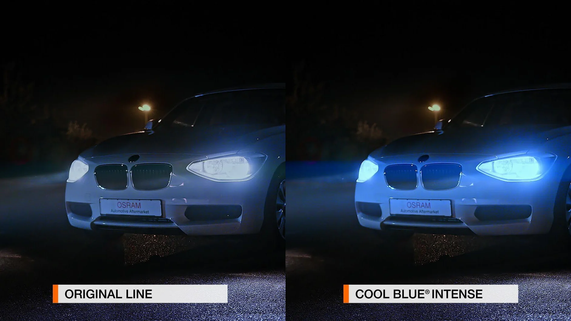 OSRAM COOL BLUE INTENSE H7 +100% luminosità 5000K lampada alogena frontale aspetto LED 2 lampade