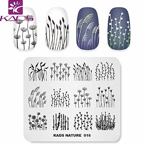 KADS Nail Art Image Stamp Stamping Plates with Cute Design of Animal per Nail Art Decoration e Nail Art fai da te (NA016)