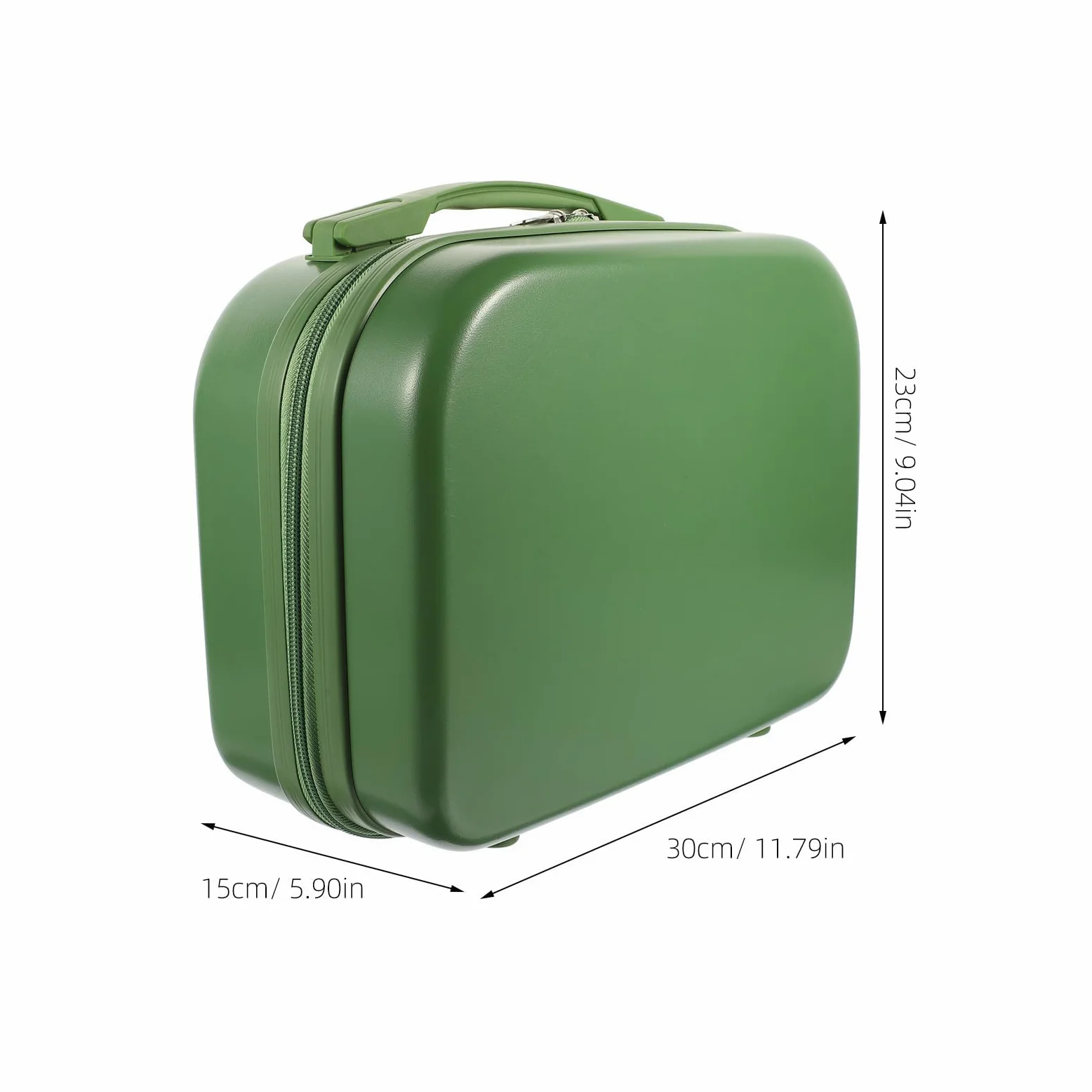 Baluue Valigetta per Trucchi da Viaggio 14 Pollici Mini Borsa Cosmetica Portatile Manico Compatta e Resistente per Uso Quotidiano e Professionale