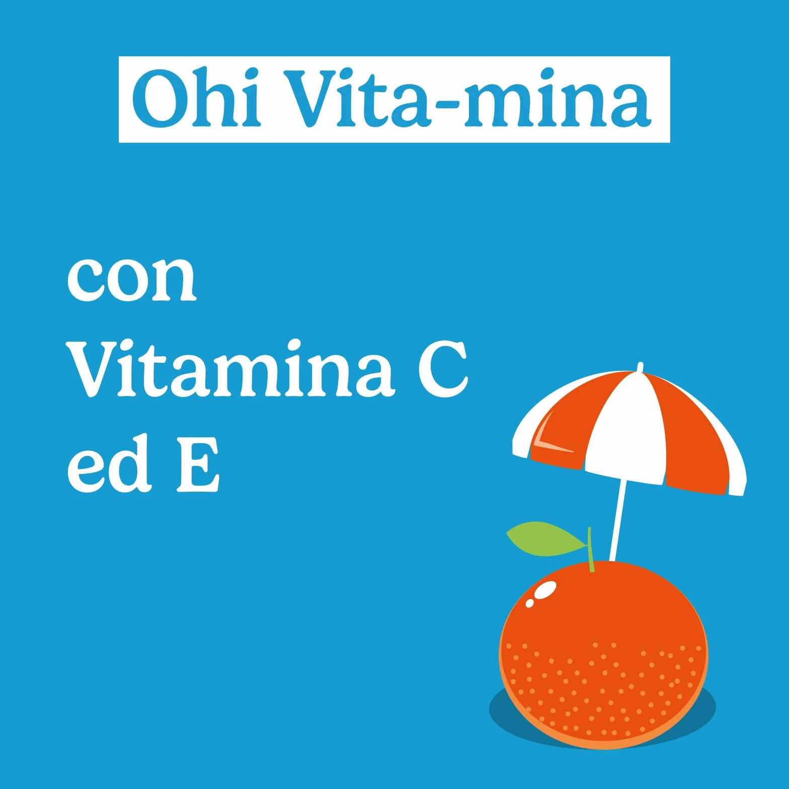 Bilboa Ohi Vita-Mina Latte Solare SPF 50+ Crema Solare con Vitamina C, Vitamina E e Niacinamide, Resistente all'Acqua, 200 ml