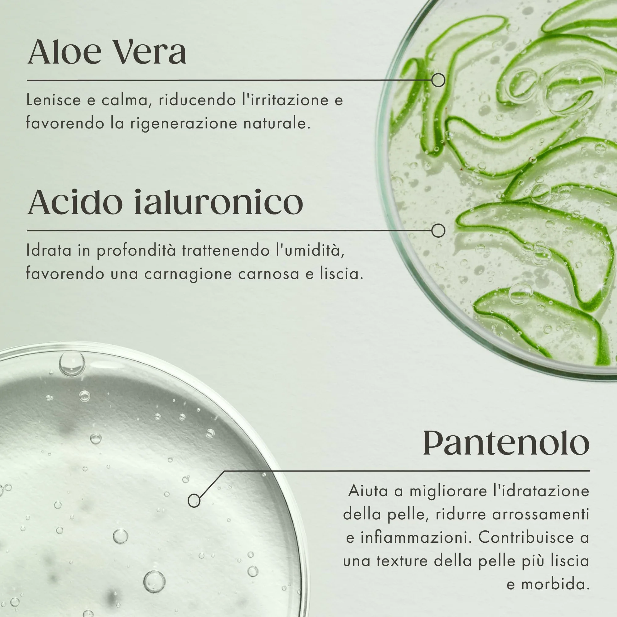 Satin Naturel Gel Aloe Vera Bio 200 ml – 100% Vegano & Cosmetica Naturale – Gel di Aloe Vera Concentrato – Con Acido Ialuronico & Pantenolo – After Sun per Viso, Corpo e Capelli