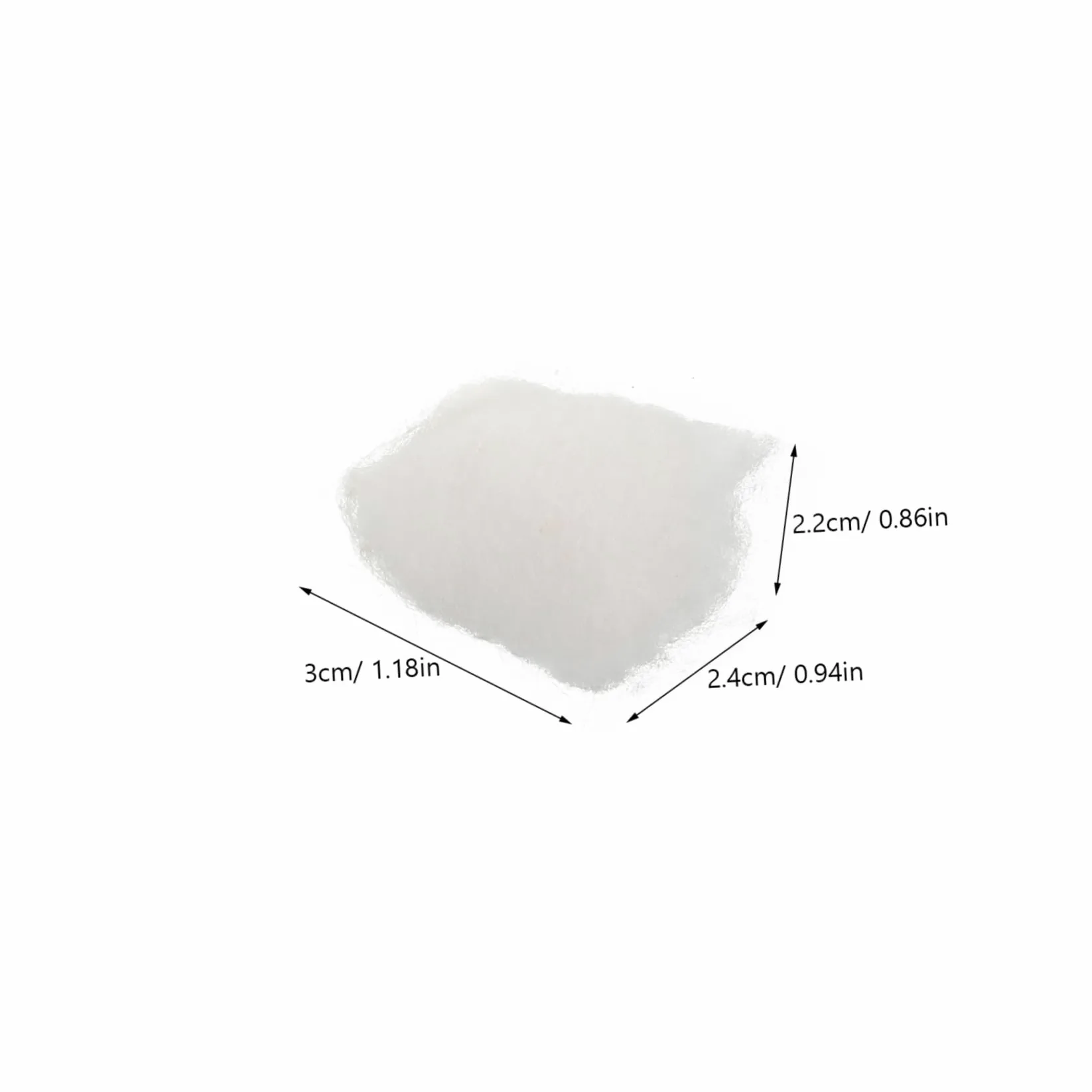 Batuffoli di Cotone Bianco 500g, Morbidi e Assorbenti per Unghie | Cotone Naturale, Uso su Pelle, Rimozione Make-up e Smalto, Formato Portatile da 500g