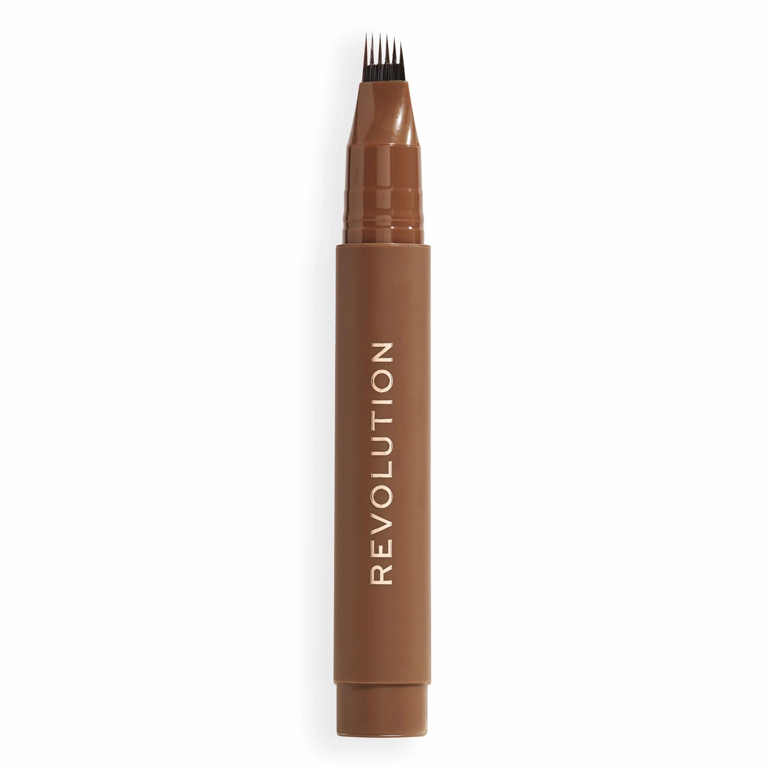 Revolution Instant Brow Hair Pen, Applicatore di Precisione per Tratti Sottile Effetto Pelo, Matita per Sopracciglia Lunga Tenuta, Marrone Caldo, Vegan & Cruelty-Free, 1,8 ml