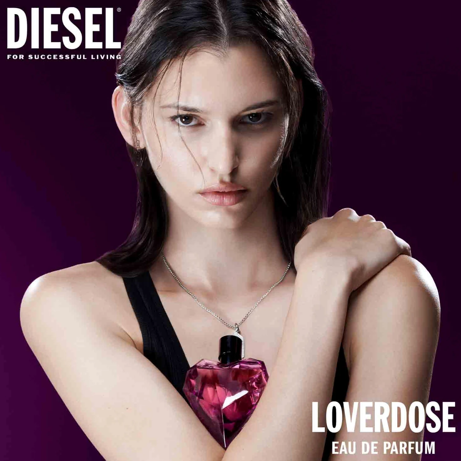 Diesel Loverdose Eau de Parfum Donna, Profumo Donna Appassionato e Floreale, Fragranza Dolce e Fresca, Note di Mandarino, Liquirizia e Vaniglia, A Lunga Durata, Profumo di Lusso per Donna