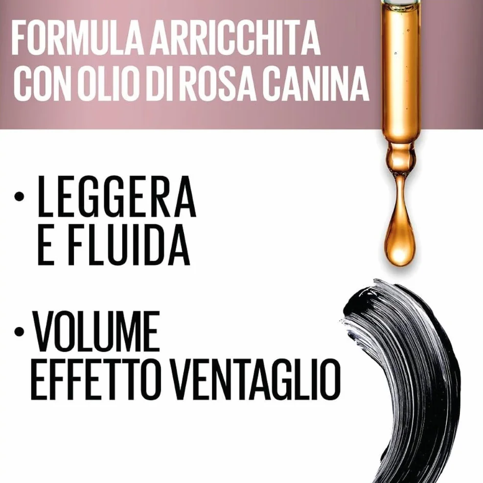 Maybelline New York Mascara Ciglia Sensazionali Volumizzante Very Black 9,5 ml