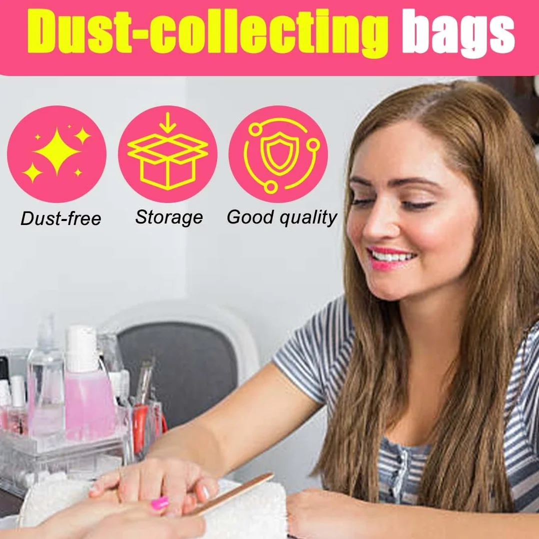 Sacchetti per Aspirapolvere Unghie, Ricambio Sacchetti Di Ricambio per Aspiratore Unghie Sacchetti Raccogli Polvere per Unghie Aspirapolvere Sacchetti per Aspiratore per Unghie per Nail Art 5 Pezzi
