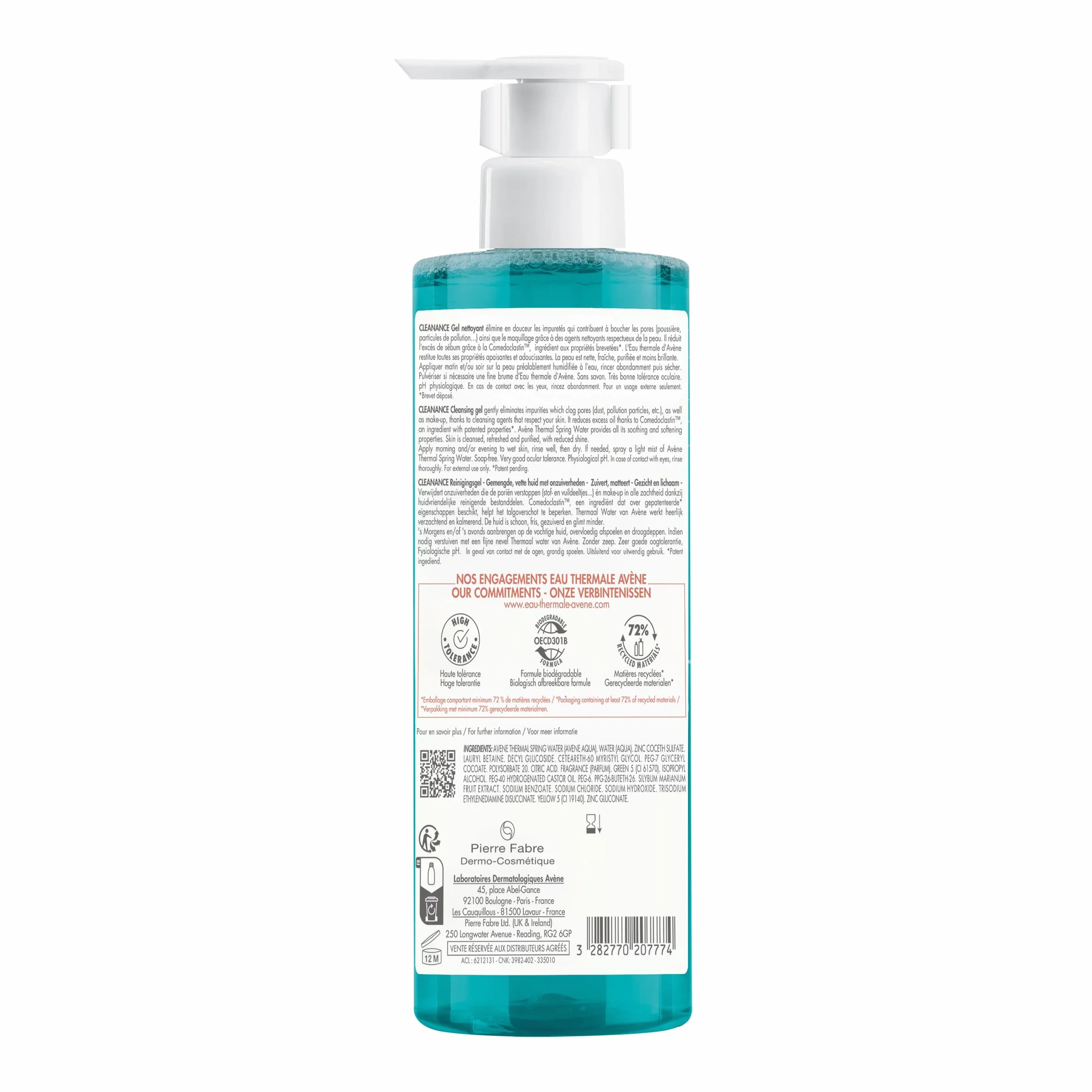 Avene - Avene Cleanance Gel Detergente Viso per Acne 400ml - 980138729