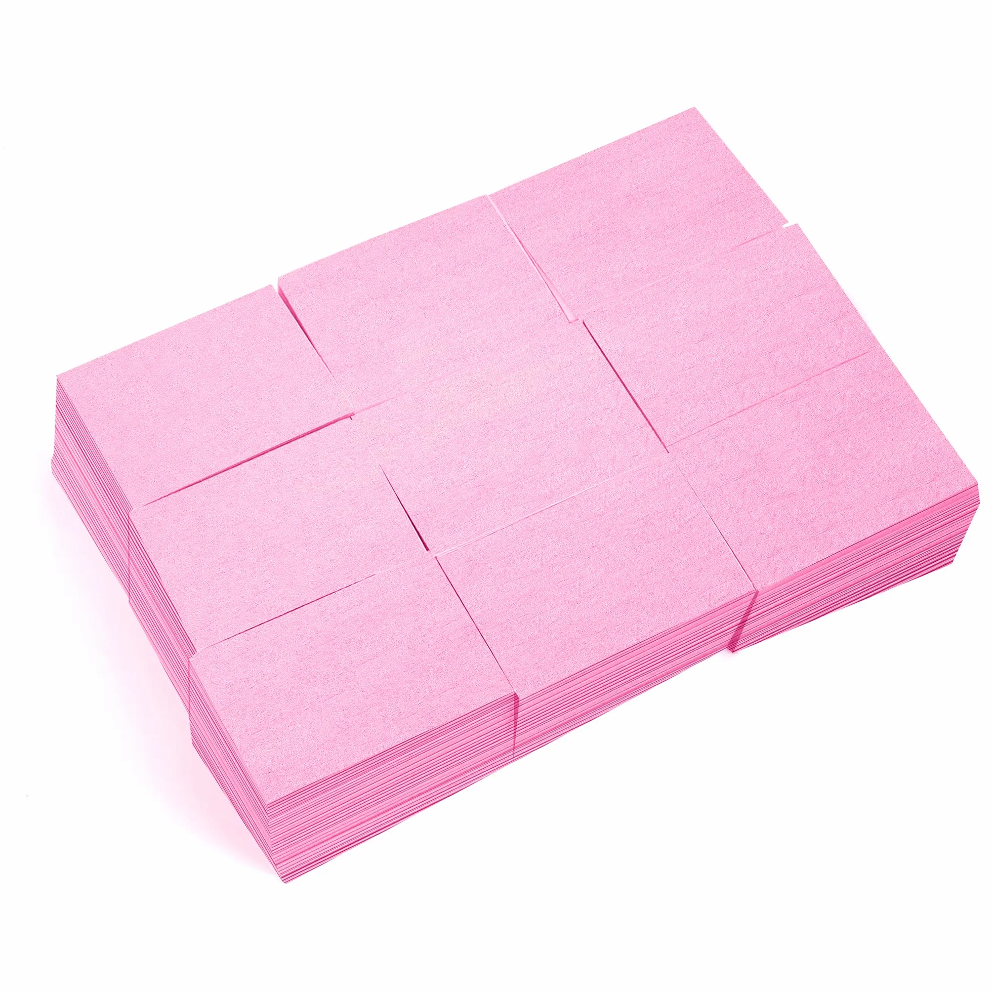 630 Pezzi Pad Unghie per Sgrassare, Dischetti Cotone Senza Pelucchi per Remover Unghie, Semipermante Salviette Struccanti Solvente per Sgrassatore Unghie per Gel e Acetone Pulizia Pads Unghie (Rosa)