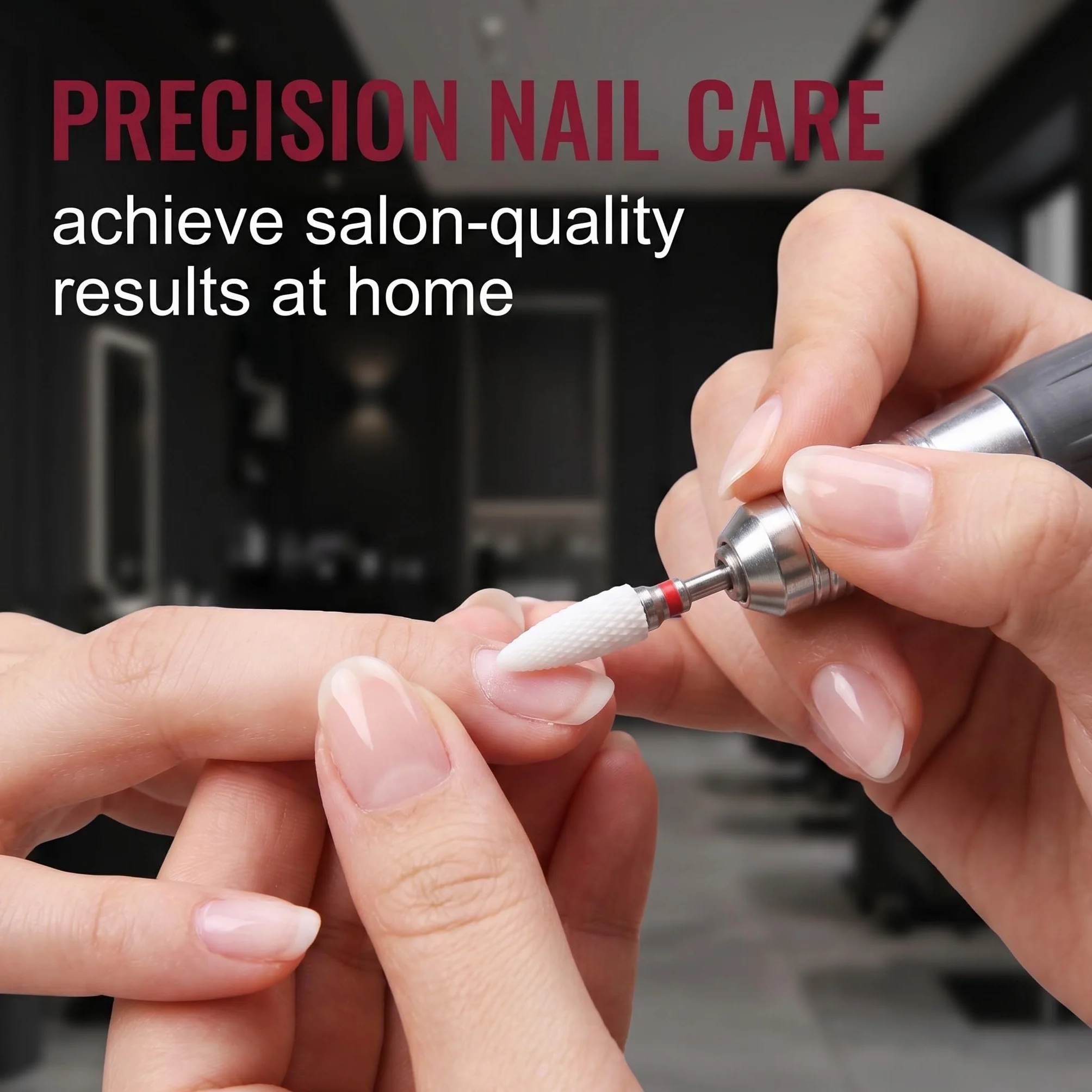 Profesjonalny Zestaw Frese Ceramicznych 5 Sztuk do Usuwania Żelu, Akrylu i Skórek, Uniwersalny 3/32" do Manicure i Pedicure