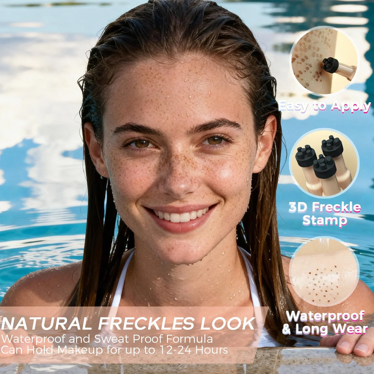 Penna Lentiggini – Freckle Pen per un Look Naturale e Luminoso, Waterproof e Lunga Durata, Facile da Applicare, Makeup Portatile per Uso Quotidiano e Occasioni Speciali (Caffè)