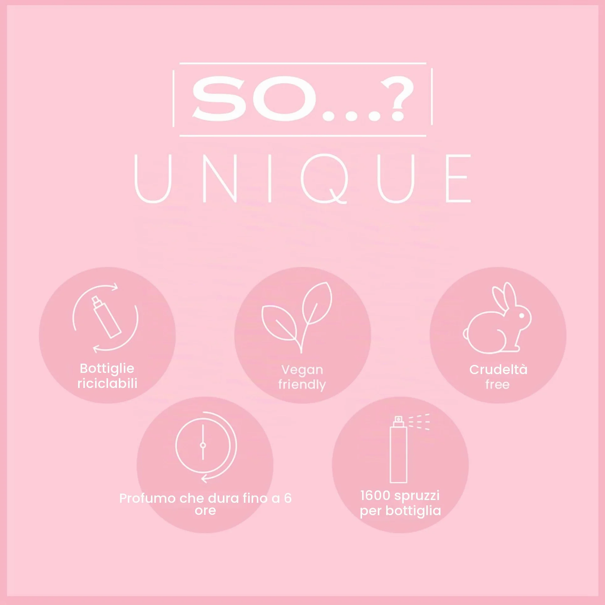 So…? Unique Grande Womens Mini Mist Gift Set, Body Mist Fragrance Spray (4x50ml)