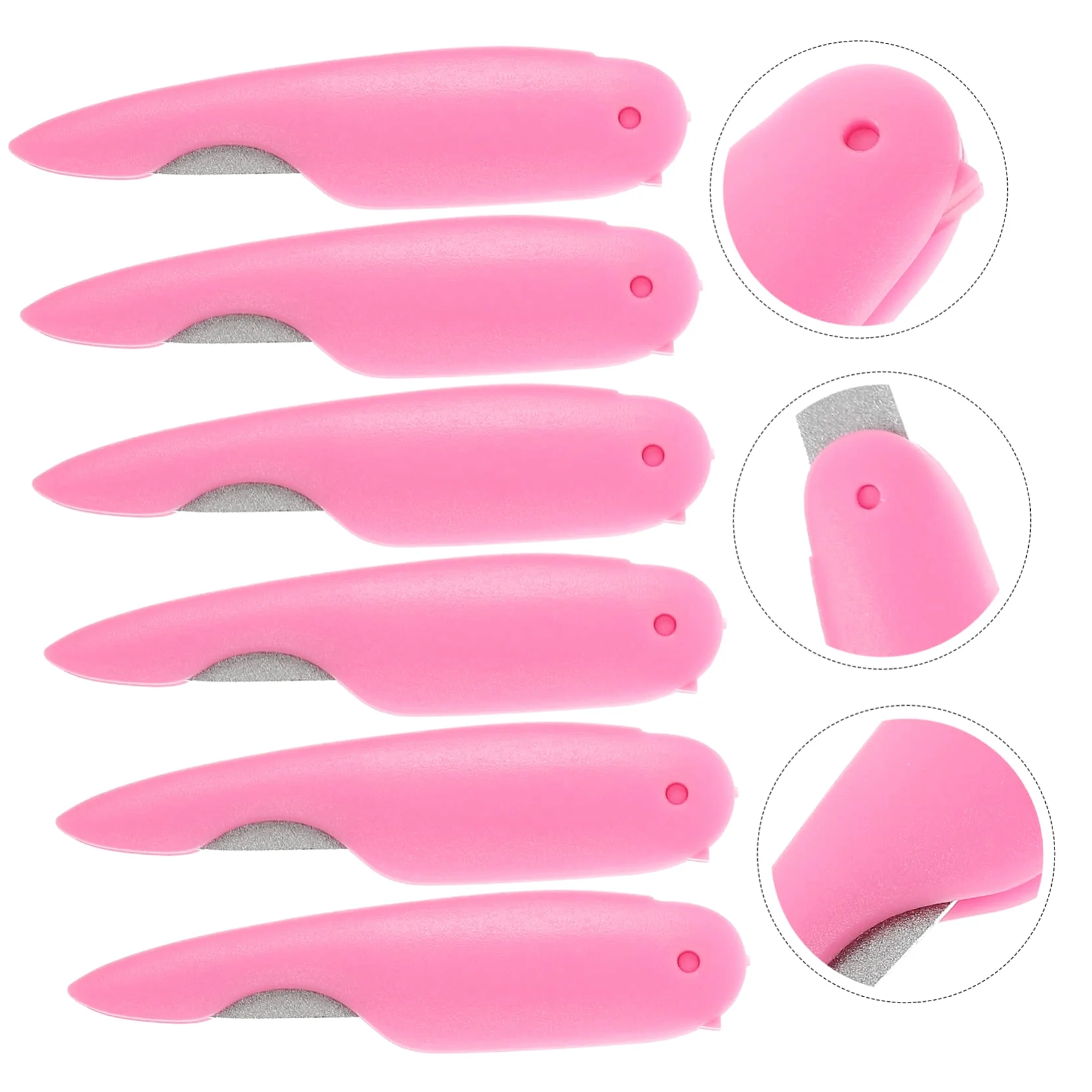 Beavorty 30 Pz lima per unghie pieghevole mini strumenti ordinare lime per unghie lime unghie strisce per lucidare le unghie lima per unghie sfusa manicure attrezzo impostare Metallo AbS