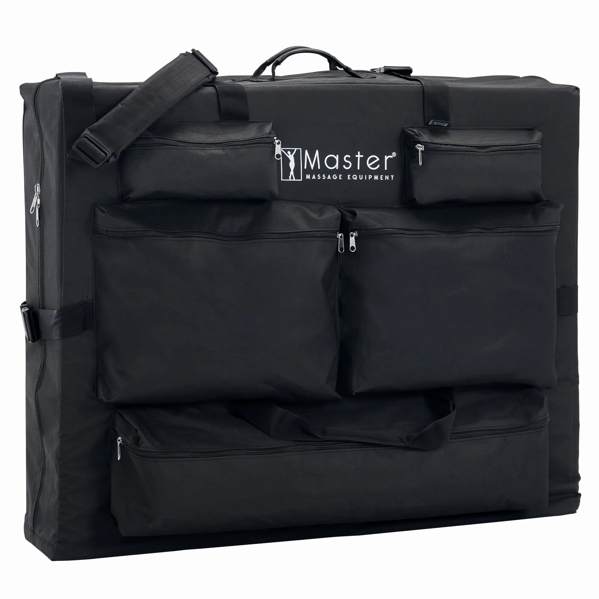 Master Massage Custodia universale in nylon per lettino da massaggio portatile, colore nero