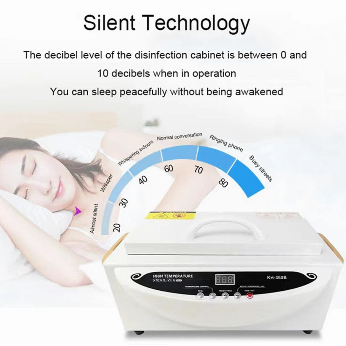 Sterilizzatore Ad Alta Temperatura 220℃, Sterilizzatore Portatile A Calore Secco Da 300 W E 2,2 L Per Strumenti Per Unghie Con Timer (0-120 Min), Per Dentistico, Per Tatuaggi E Saloni Di Manicure