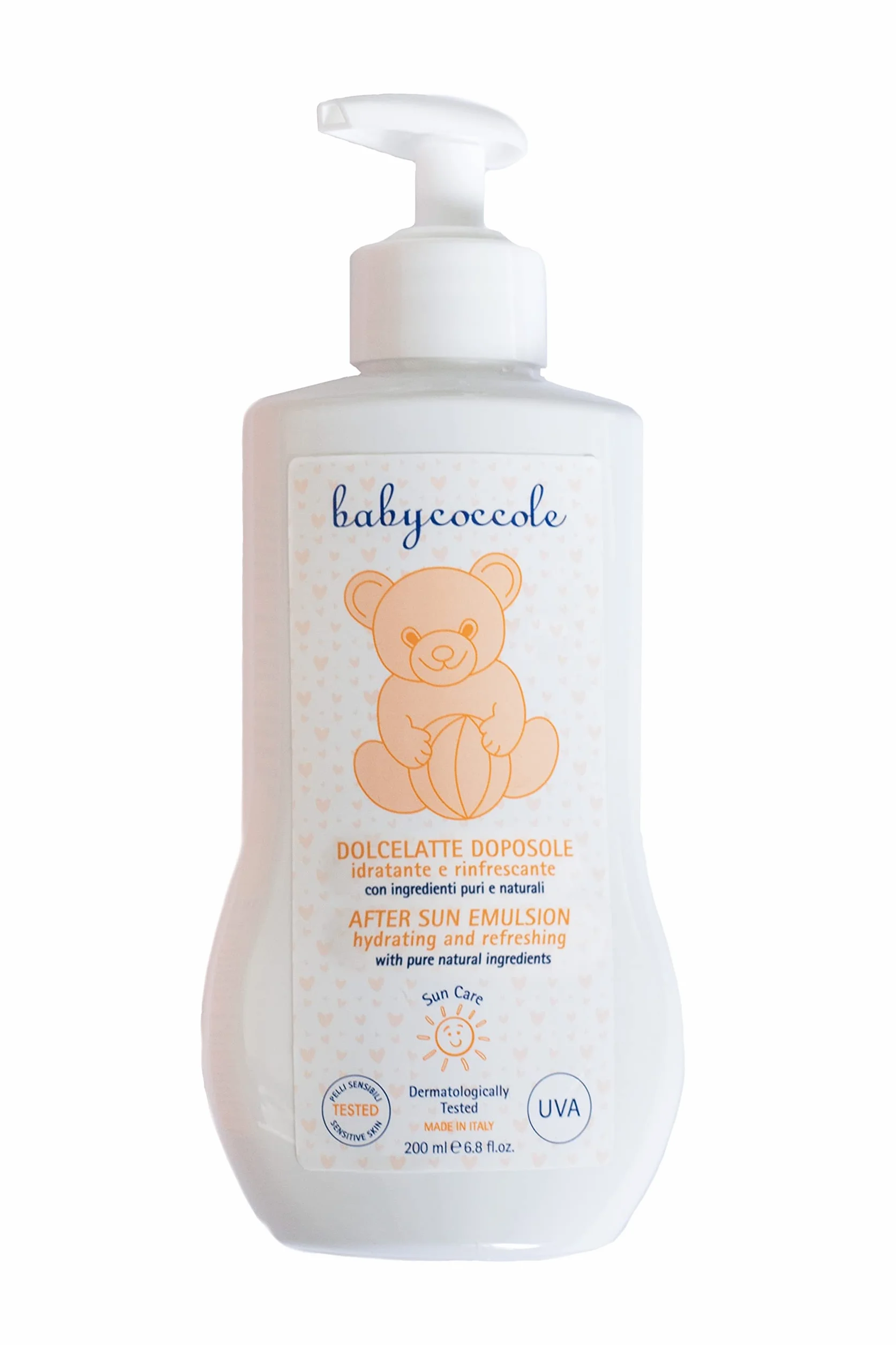 Babycoccole DOLCE LATTE DOPOSOLE Bambini Idratante Rinfrescante 200ml