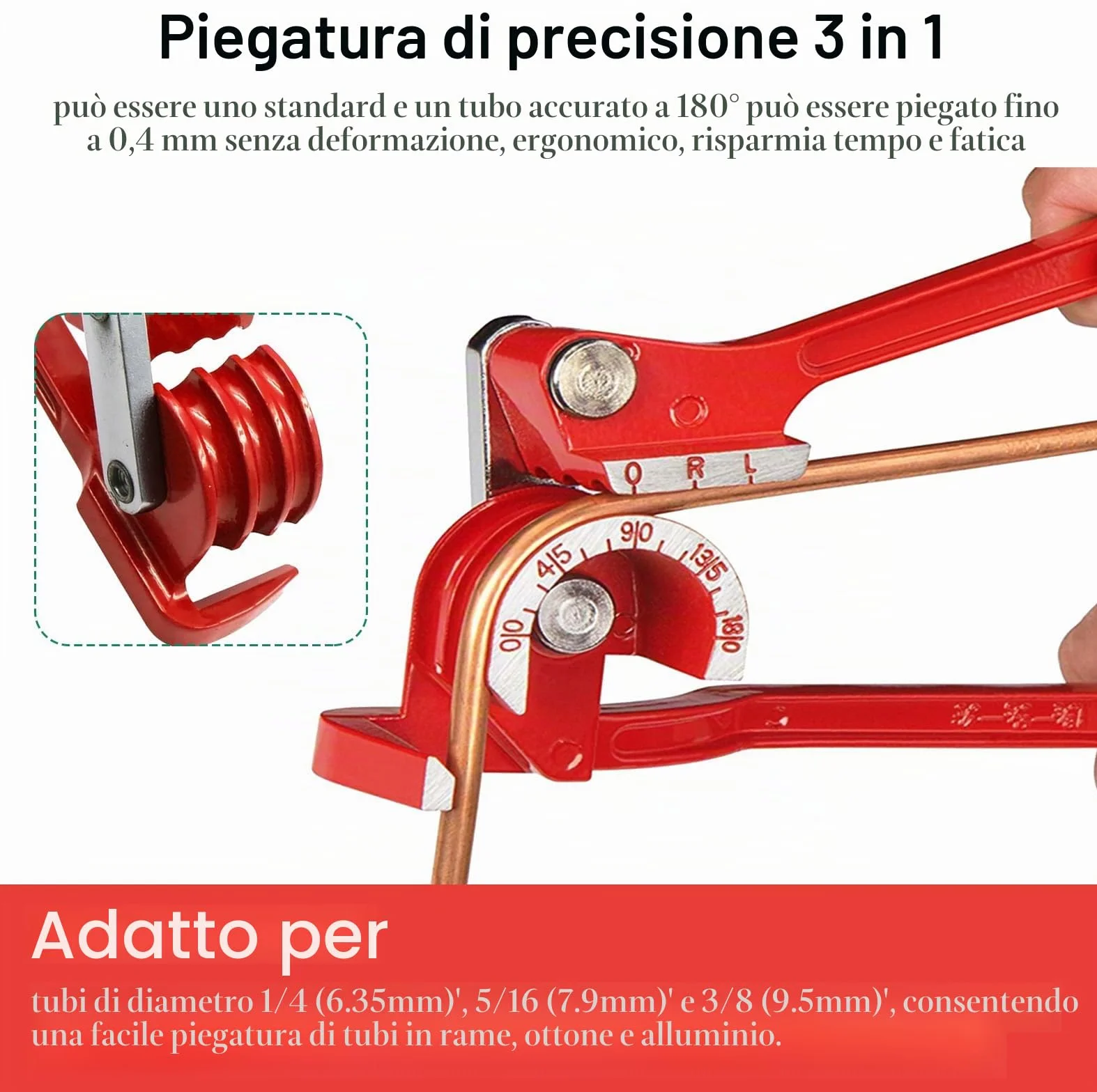 Bobina tubi freno 25 piedi Strumento a doppia svasatura Accessori riparazione linea freni auto