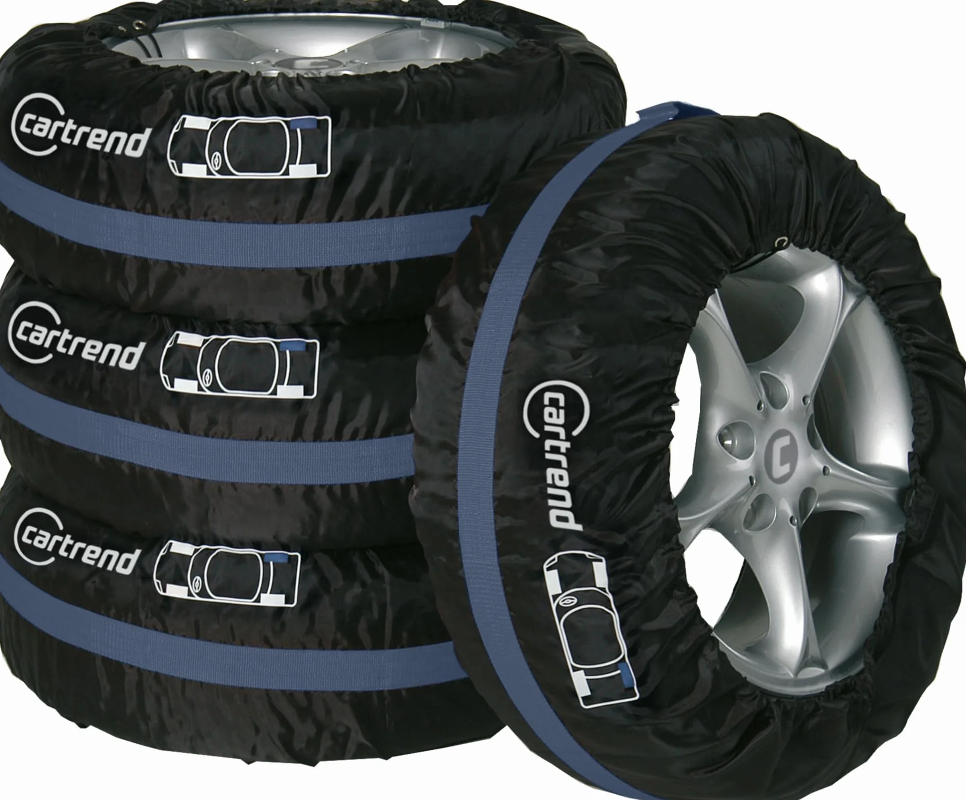 Unitec 75555 Set borse porta gomme con tracolla 4 szt. 33-46 cm (13"-17")