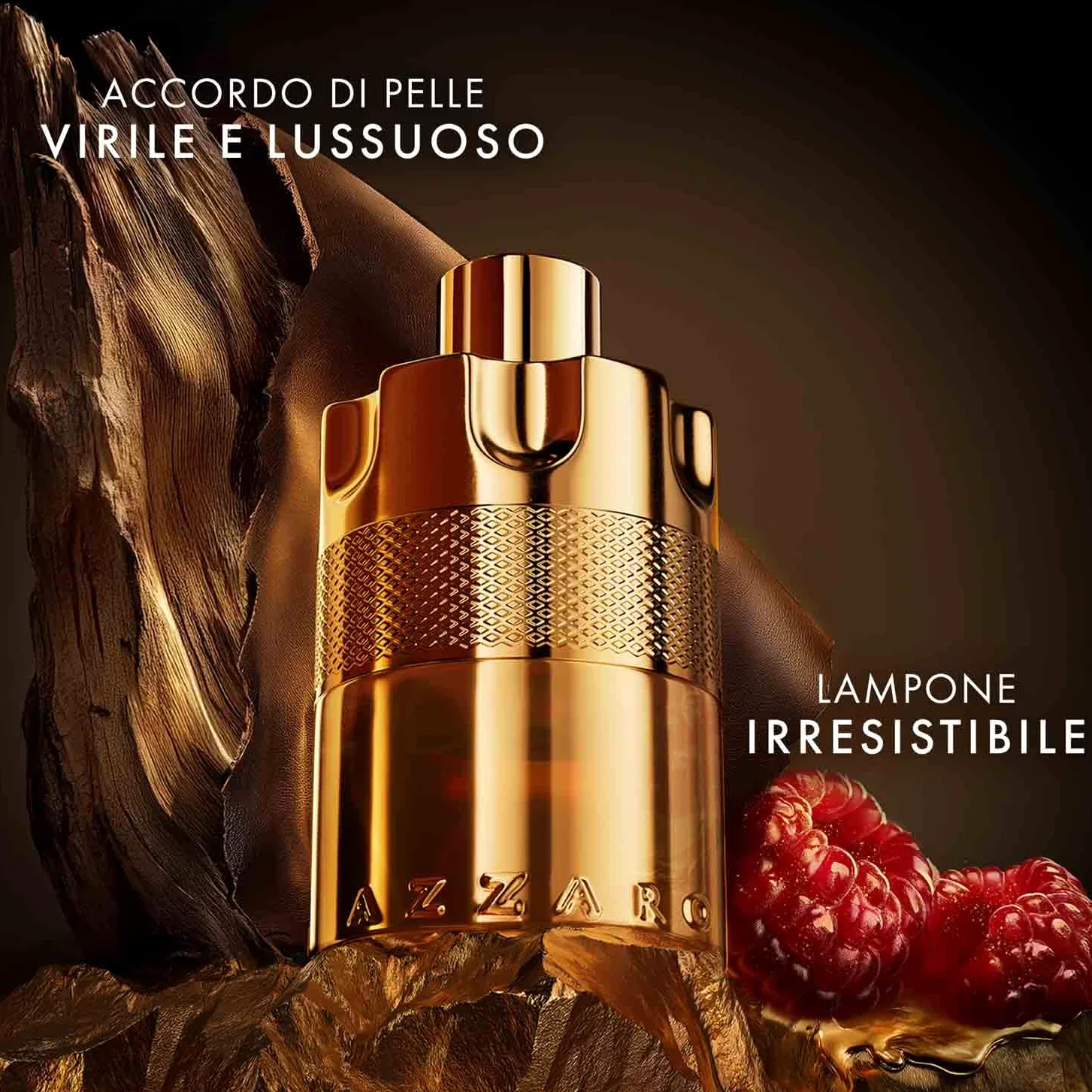 Azzaro Forever Wanted Elixir Profumo Uomo, Fragranza Maschile Intensa e Audace, Note Legnose, Fruttate e Cuoiate, Con Frutti Rossi e Cardamomo Speziato, A Lunga Durata Fino a 12 Ore
