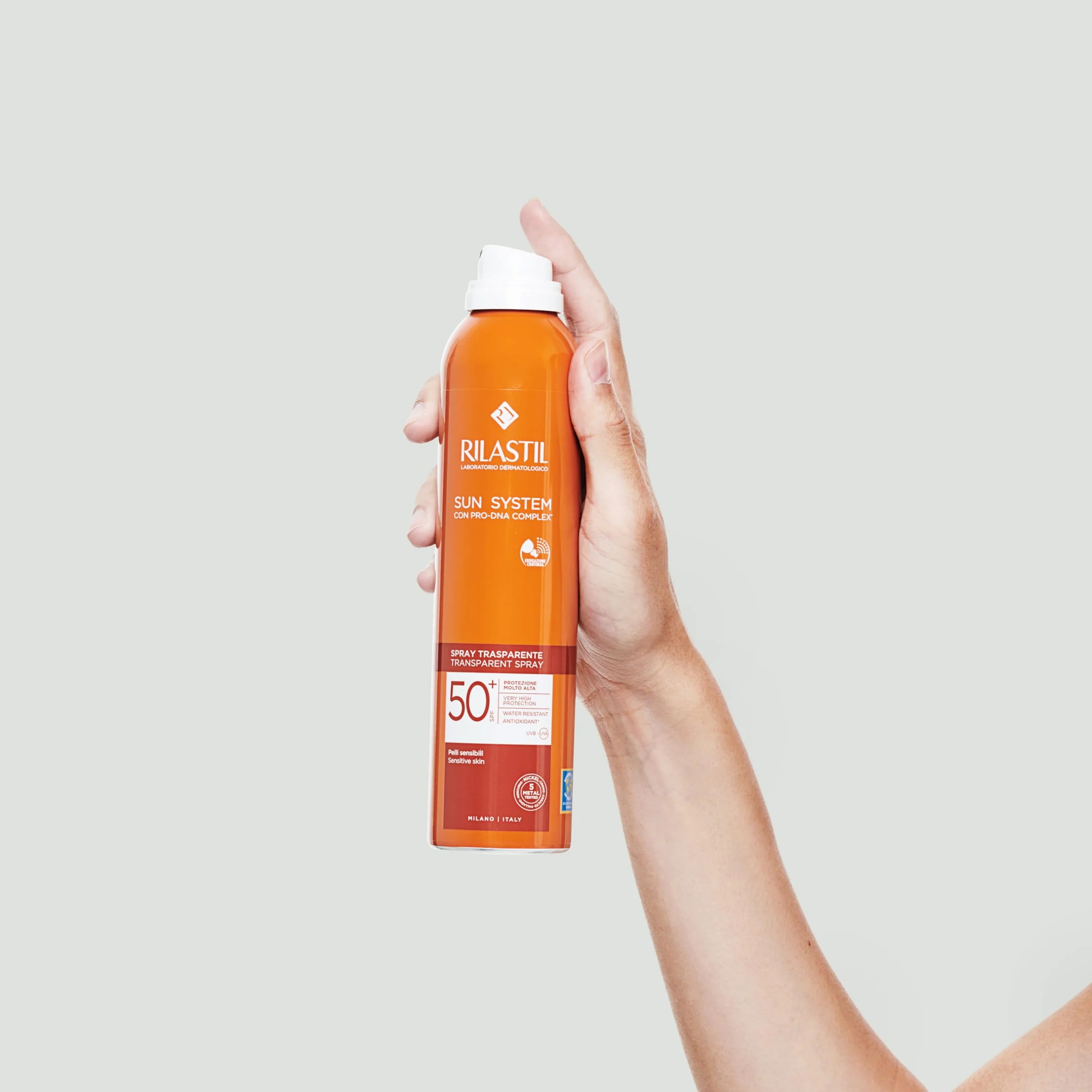 Rilastil Sun System Transparent Spray SPF 50+ Corpo Trasparente 200ml