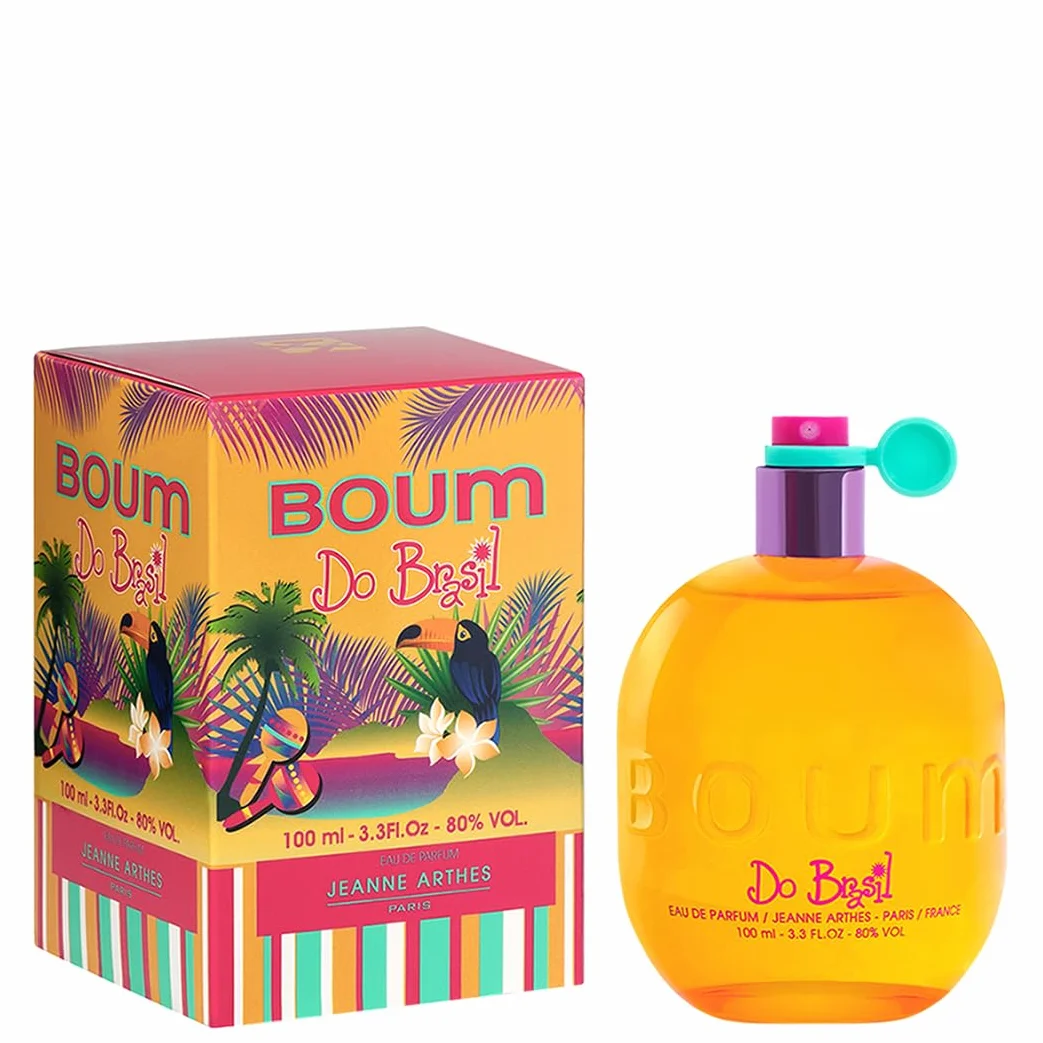 JEANNE ARTHES - Profumo Donna Boum Do Brazil - Eau de Parfum - Flacone spray 100 ml - Made in France à Grasse