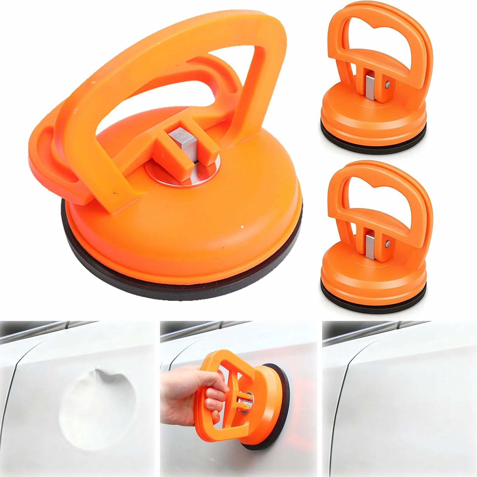 Set riparazione ammaccature auto 3 pezzi ventosa forte rimozione ammaccature