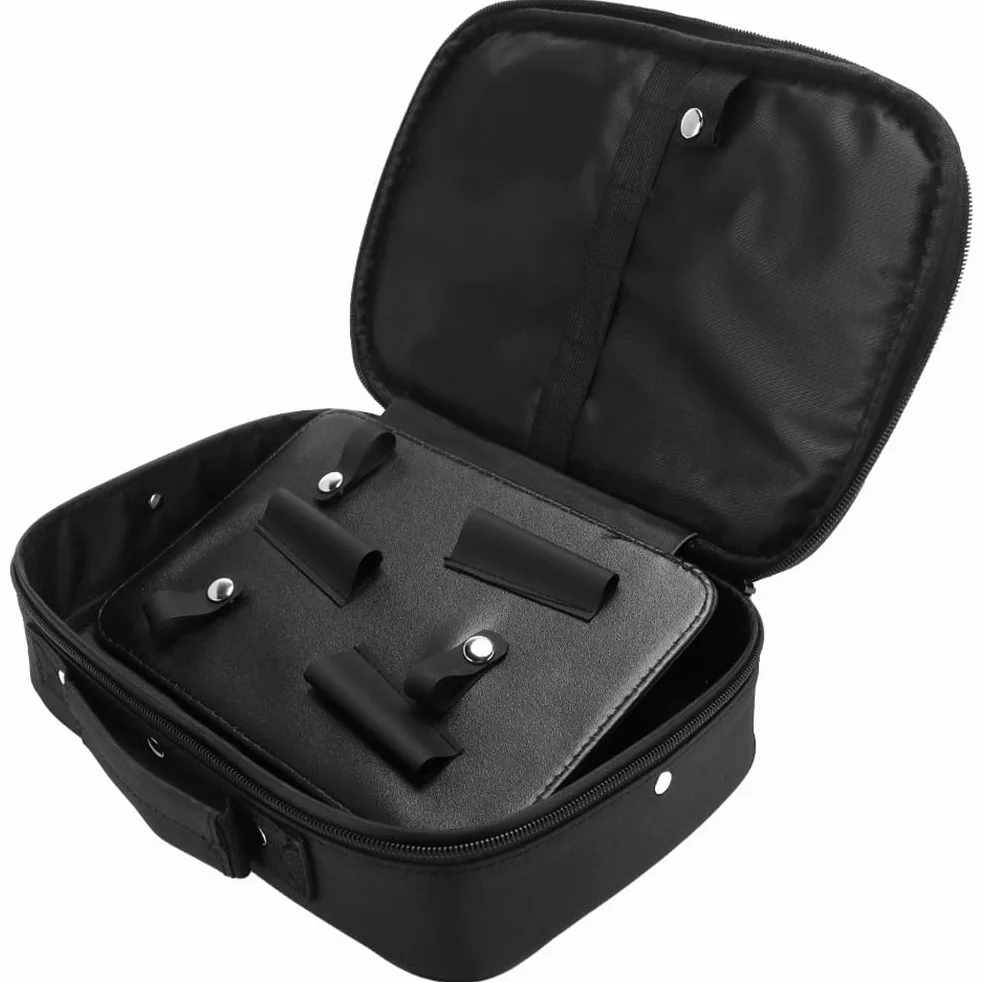 Housoutil Borsa Da Parrucchiere Di Grande Capacità Valigetta Barbiere Portautensili Leggera E Portatile Custodia Organizer Per Forbici Taglio Capelli 11.42X8.66X3.15In