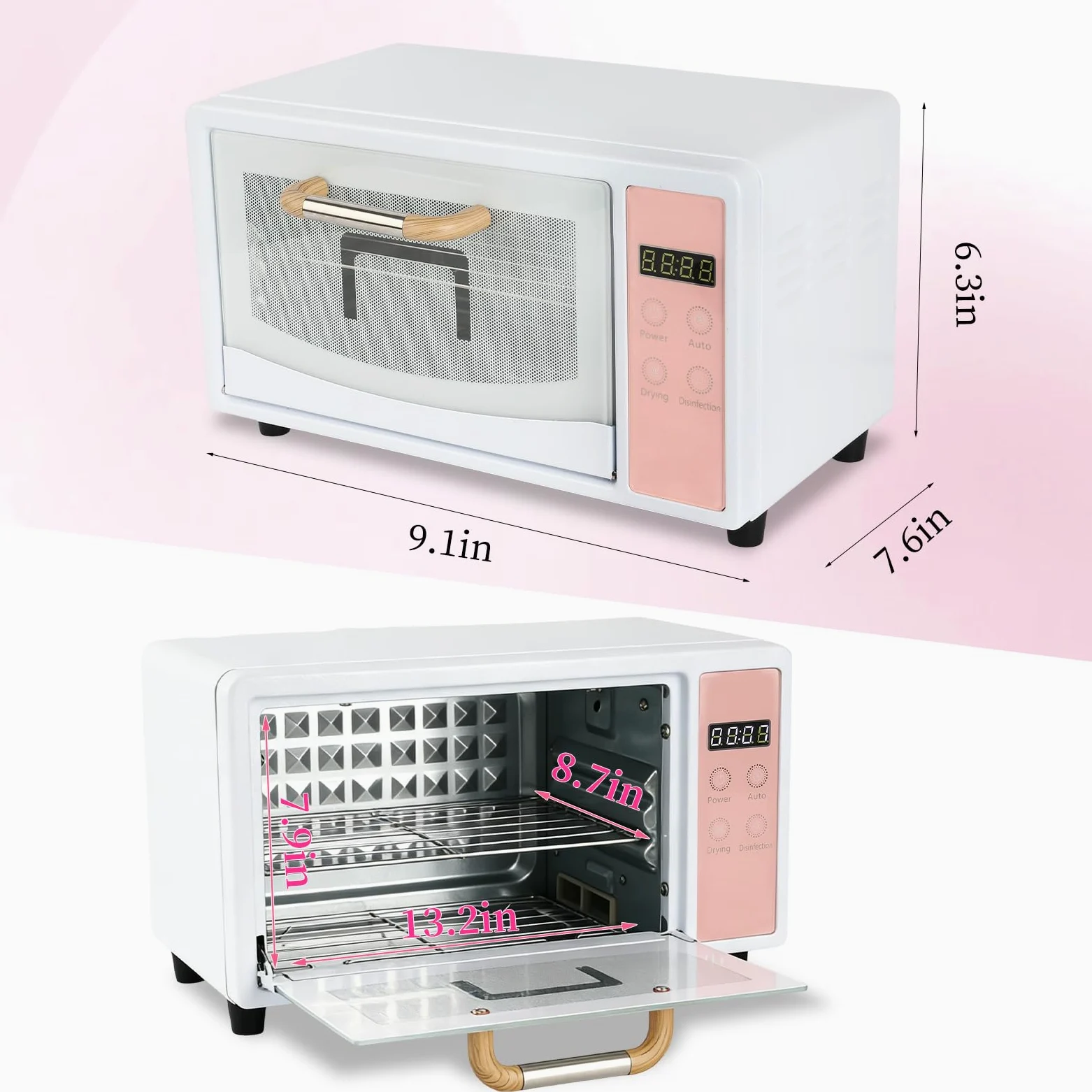 Sterilizzatore per unghie, 10 l, grande sterilizzatore a doppio strato per strumenti per unghie, multifunzione, per manicure, con impostazione timer, per uso domestico, barbieri, saloni di