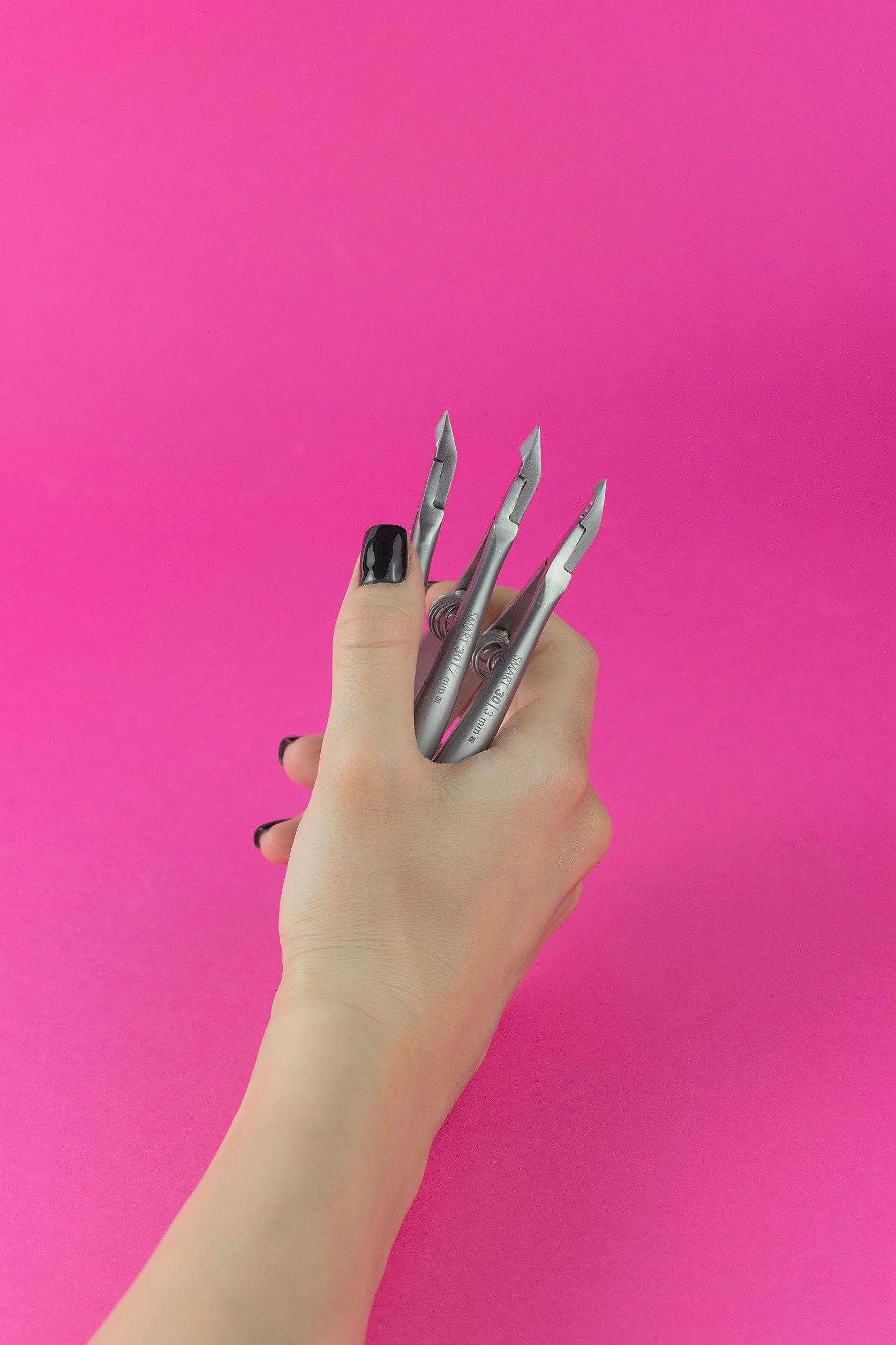 STALEKS PRO by Natury Nails Pinza professionale per cuticole 5 mm. Acciaio inossidabile (Smart 30-5mm)