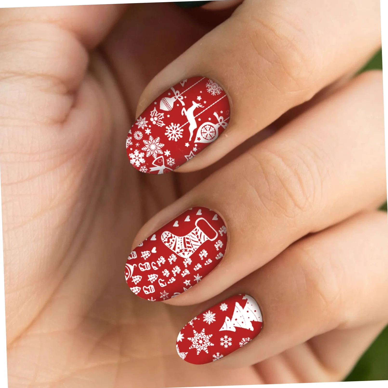 ABOOFAN 3 Set Di Piastre Per Nail Art Stamping Per Nail Art Natalizio Strumenti Per Manicure Per Decorazioni Confezione Assortita Da 10 Pezzi*3