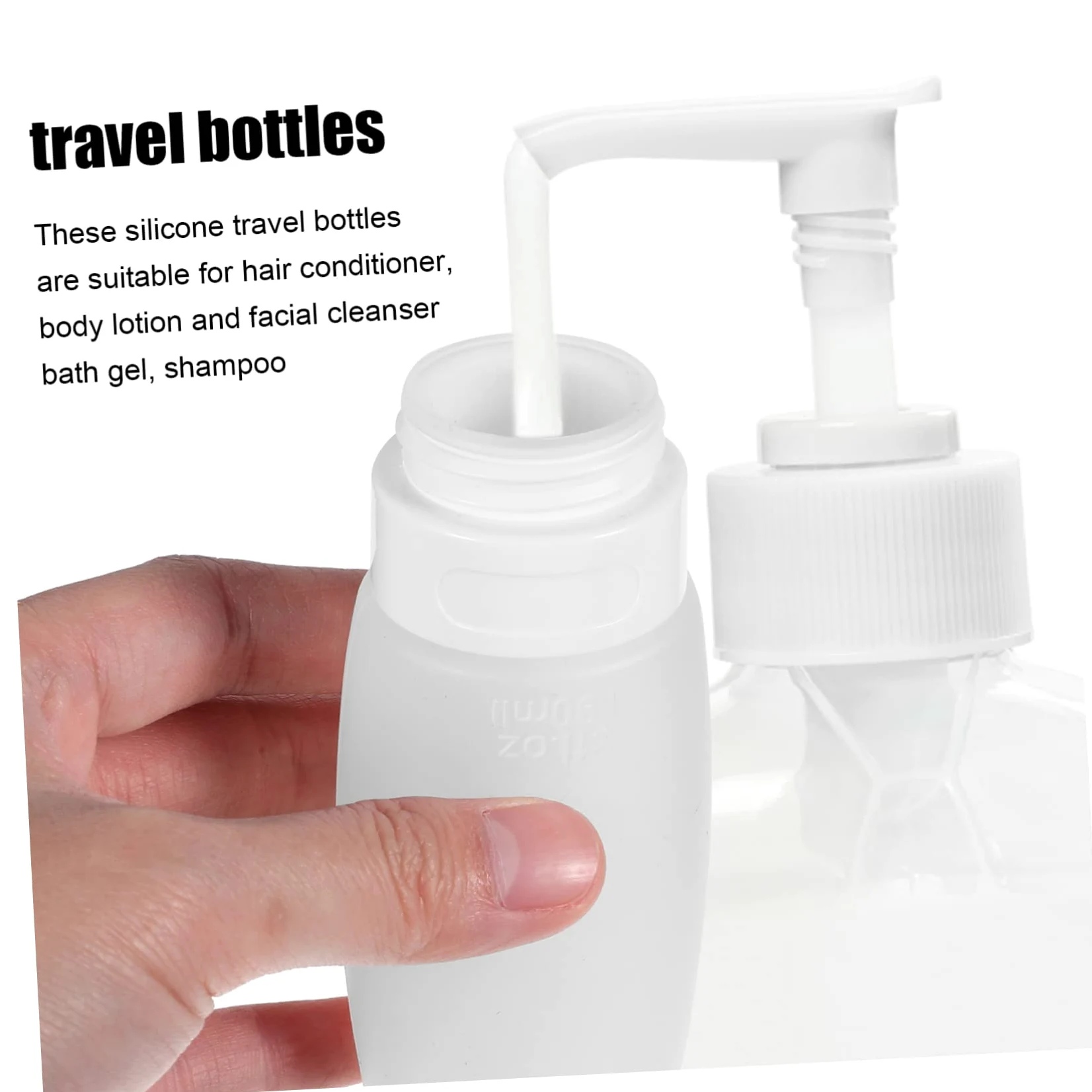 Didiseaon 12pezzi Bottiglie Squeeze Silicone Per Viaggio Contenitori Ricaricabili Per Shampoo Lozioni e Cosmetici Pratiche e Impermeabili Per Toiletries Viaggio