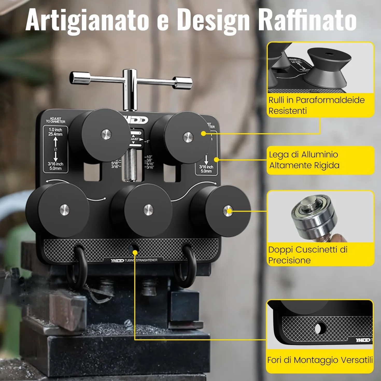 Raddrizzatore per Tubi Regolabile per Freni, Rame, Alluminio, Acciaio