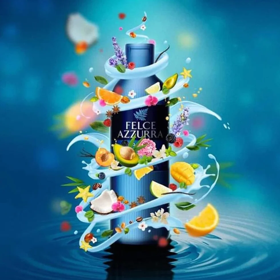 Felce Azzurra Bagnoschiuma Profumato Classico 650 ml Detergente Delicato Idratante con Rosa Lavanda e Patchouli