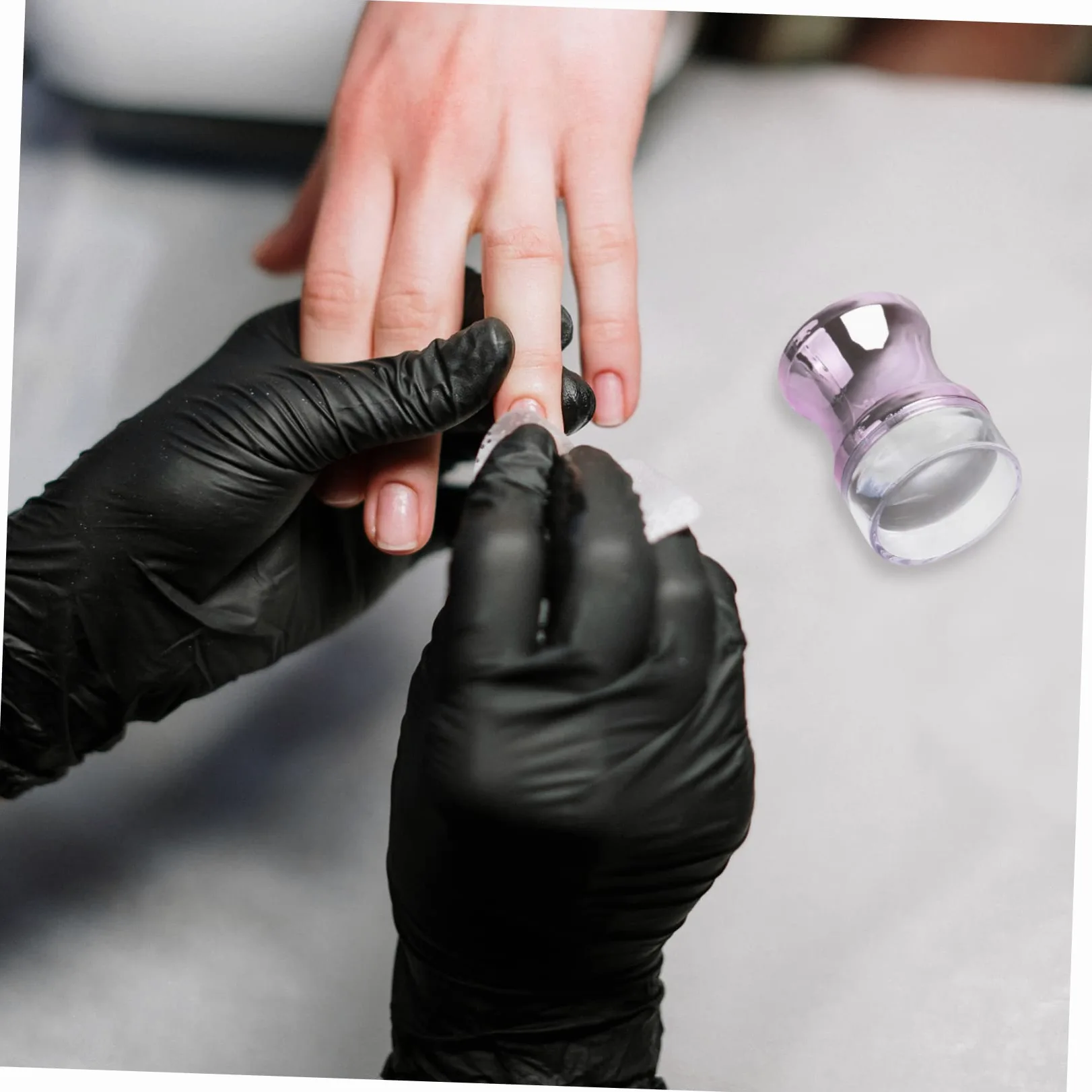 Housoutil 4sets Strumenti Per Nail Art Con Timbri Per Unghie e Raschietti Include Timbri e Raschietti Facile Da Usare Per Manicure Casa e Salone Colori Casual