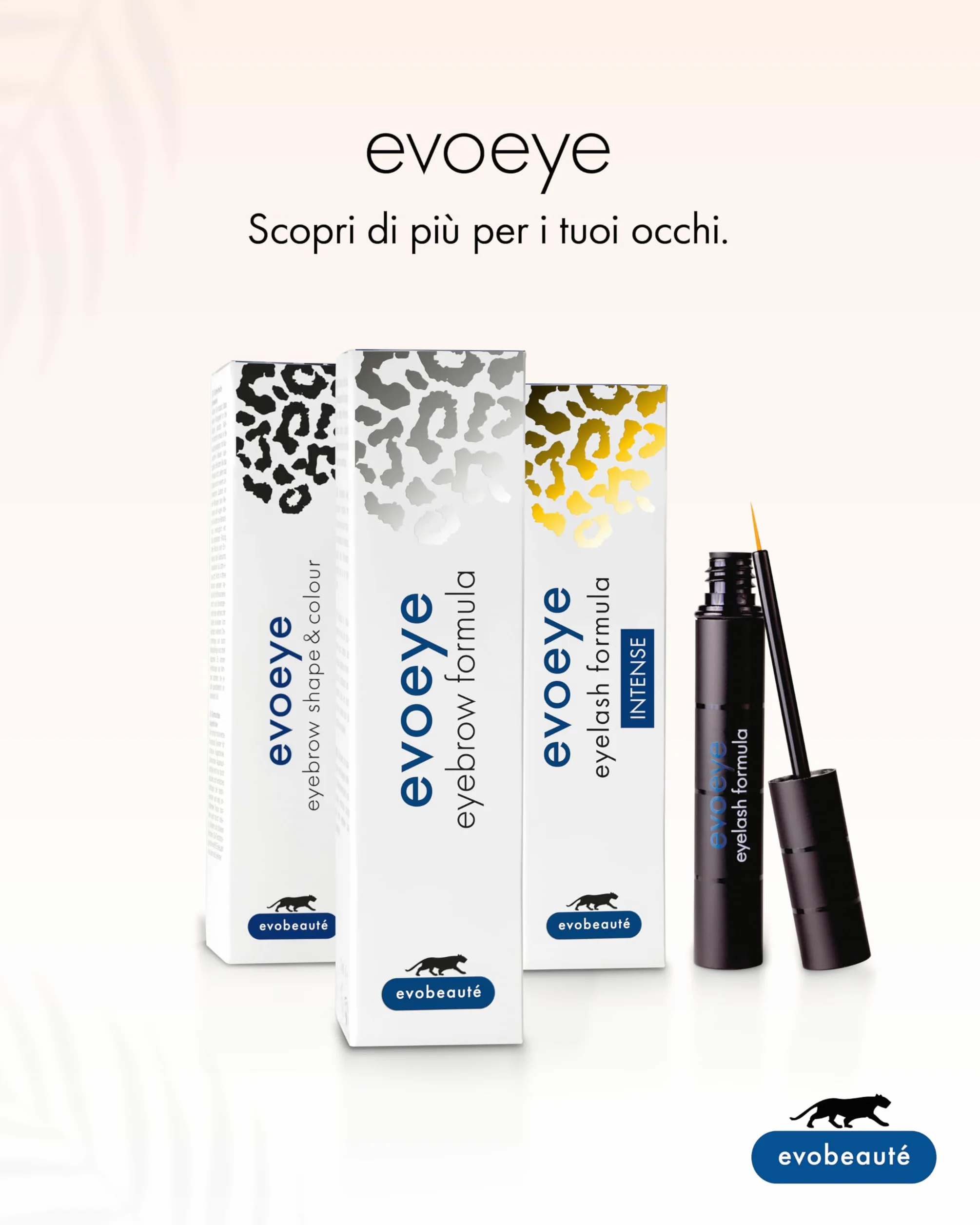 Set Avantage evoeye Eyelash Serum Formula 3 ml + 1 ml I Siero per ciglia per ciglia lunghe e dense in 6-8 settimane I Siero con peptidi rivitalizzanti