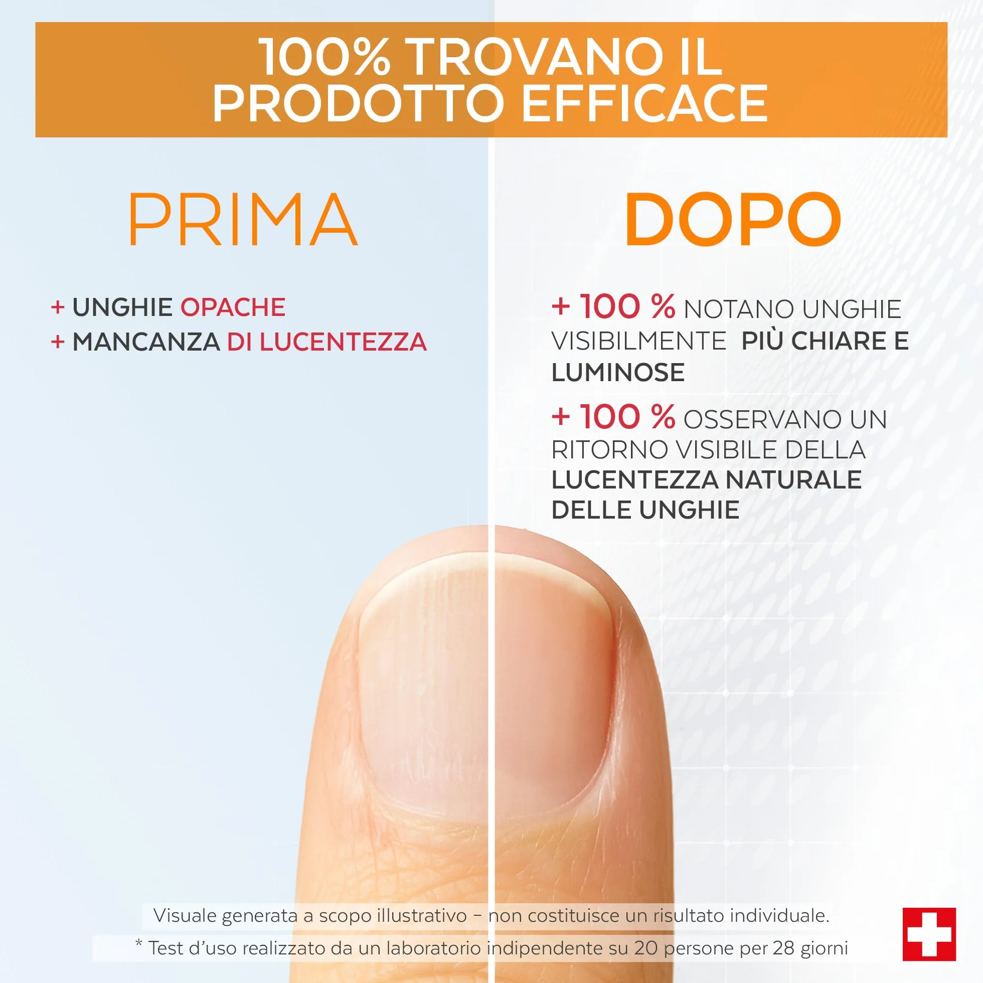 PODERM 5 in 1 Siero Booster Unghie – Vitamina C | Trattamento Illuminante e Antiossidante per Unghie Opache – 6 ML | Nutre e Rinforza L'unghia | 100% naturale – Sviluppato da un Podologo in Svizzera