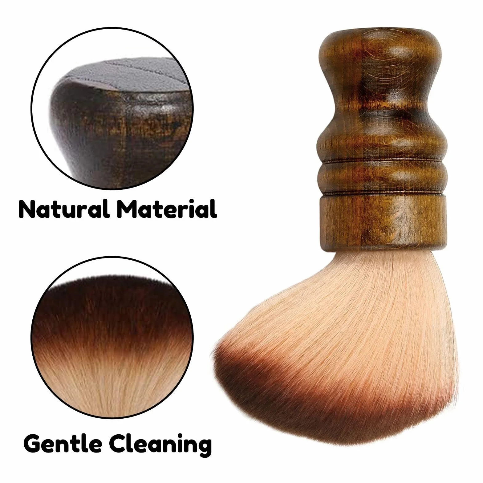 Spazzole Per Capelli Da 2 Pezzi, Strumenti Da Barbiere, Spazzole Per La Depilazione Della Polvere, Strumenti Di Pulizia, Accessori Per Parrucchiere.
